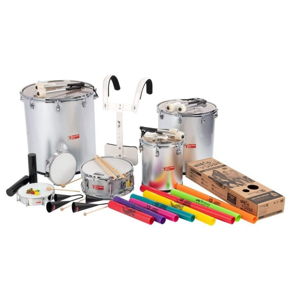 Samba pack for 10 players, Classroom Percussion Bag,classroom music set,school music set,school musical instruments,school supplies,Large percussion kit, Samba pack for 10 players,The Samba pack for 10 players is a Good quality, durable kit designed to last and be used within school environments. The Samba pack for 10 players contains a great mix of drums and hand percussion instruments. Ideal samba band pack Sticks and mallets included Suitable for up to 10 players This pack includes: 1x 10"The Samba pack 