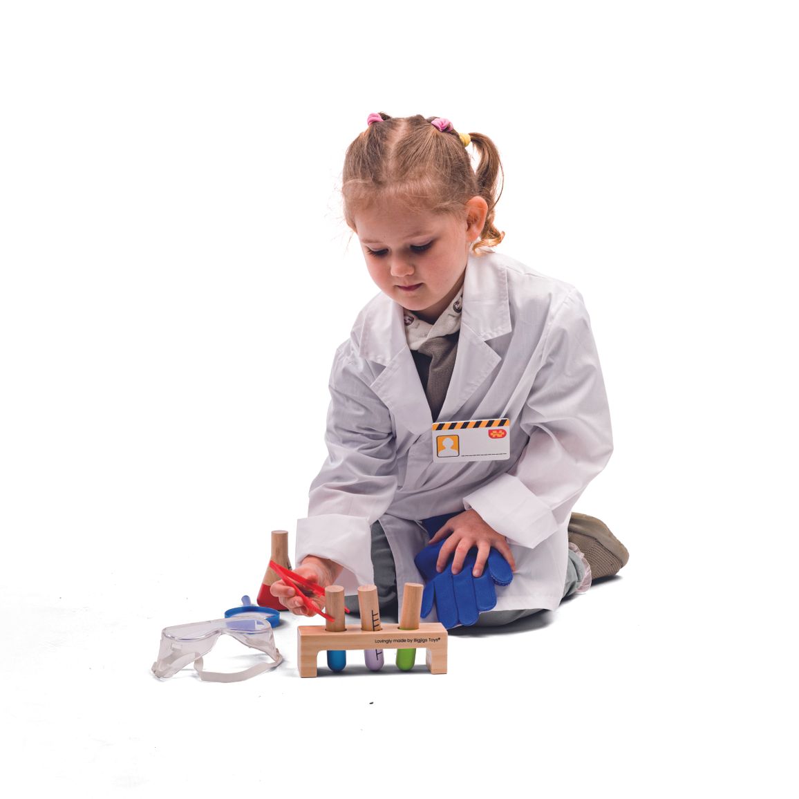 Scientist Dress Up, Scientist Dress Up,fancy dress costumes,children's dress up,children's dress up clothes, Scientist Dress Up,What concoction will be made in the science lab today? Mini scientists can make exciting new discoveries with this fantastic Scientist Kids Fancy Dress Costume. This children’s dressing up clothes set comes with a white lab coat, magnifying glass, ID badge, safety goggles, wooden test tubes in a holder and red tweezers,ScientistWhat concoction will be made in the science lab today?