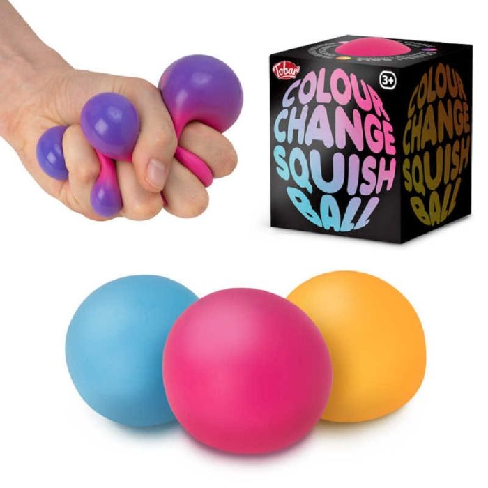 Scrunchems Colour Change Squish Ball, Scrunchems Colour Change Squish Ball,Colour Change Squish Ball,stress ball.fidget ball, Scrunchems Colour Change Squish Ball,Scrunchems Colour Change Squish Ball– A Fun and Soothing Fidget Toy! The Scrunchems Colour Change Squish Ball is the perfect addition to any sensory toy collection, offering a groovy and satisfying tactile experience. Designed by Tobar, this squishy and stretchy fidget toy changes colour as you squeeze, makingScrunchems Colour Change Squish Ball– 