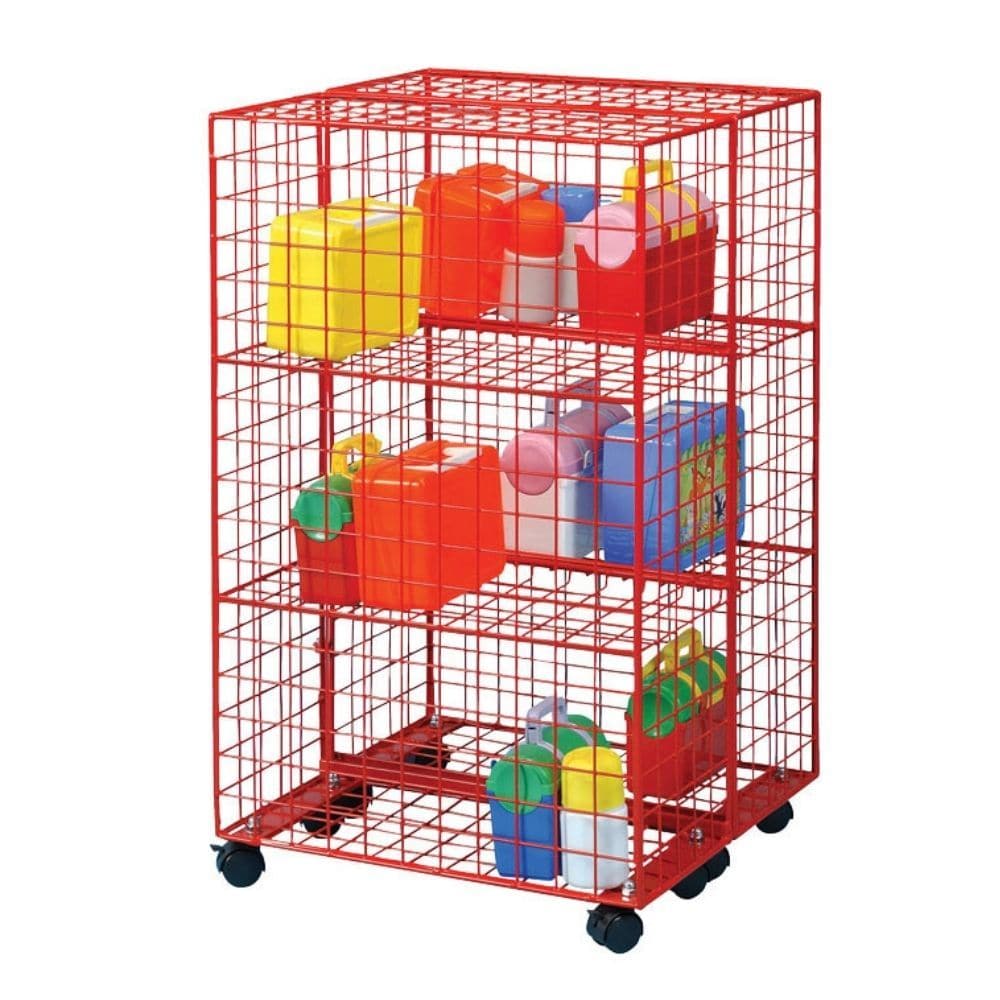 Secure Folding Lunchbox Trolley, Secure Folding Lunchbox Trolley,school lunchbox trolley,school lunch box trolleys,school classroom resources, Secure Folding Lunchbox Trolley,The Secure Folding Lunchbox Trolley is a sturdy wire coated storage rack complete with 4 castors making this lunchbox trolley perfect for portable use in classrooms and cloakrooms. The Secure Folding Lunchbox Trolley can be stored away with ease and is designed to save space in the classroom and keep lunches safe. The ,Secure FoldingTh