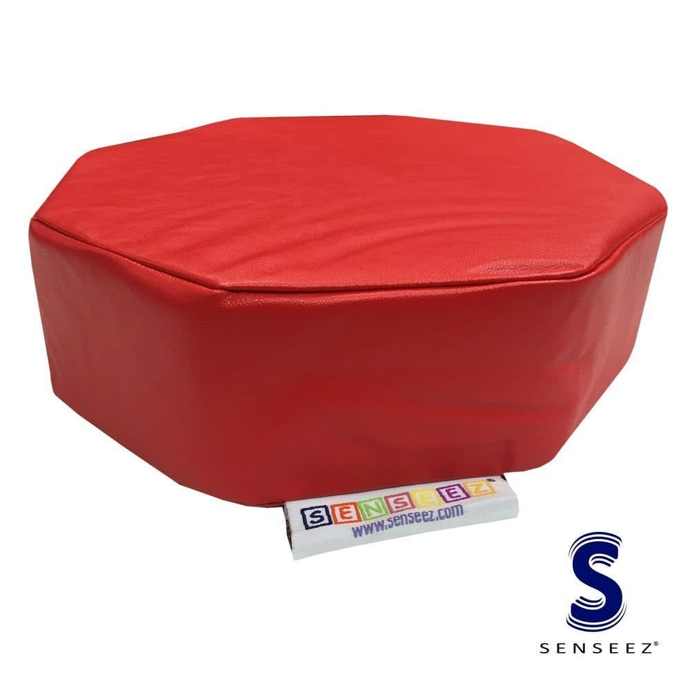 Senseez Vibrating Red Octagon Cushion, Senseez Vibrating Red Octagon Cushion,autism vibrating cushion,asd vibrating cushion, Senseez Vibrating Red Octagon Cushion,If they love to move their feet, they'll love to sit on this Senseez Vibrating Red Octagon Cushion. The Senseez Vibrating Red Octagon Cushion is stunningly vibrant, lightweight, wonderfully soft, and shaped like a stop-sign (perfect for kids who like to count sides), this unique, octagonal cushion is great forIf they love to move their feet, they'