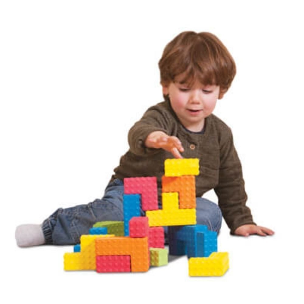 Sensory Puzzle Blocks Pack of 18, Sensory Puzzle Blocks Pack of 18,Edushape Sensory Blocks,sensory puzzle blocks,edushapre sensory puzzle blocks,sensory bricks, Sensory Puzzle Blocks Pack of 18,The Sensory Puzzle Blocks Pack of 18 is the perfect educational toy for children of all ages. These brightly coloured Edu-foam blocks come in a variety of shapes, including C, T, L, and zig-zag structures, which teach children about balance in construction. The textured surfaces of the blocks are perfect for small ha