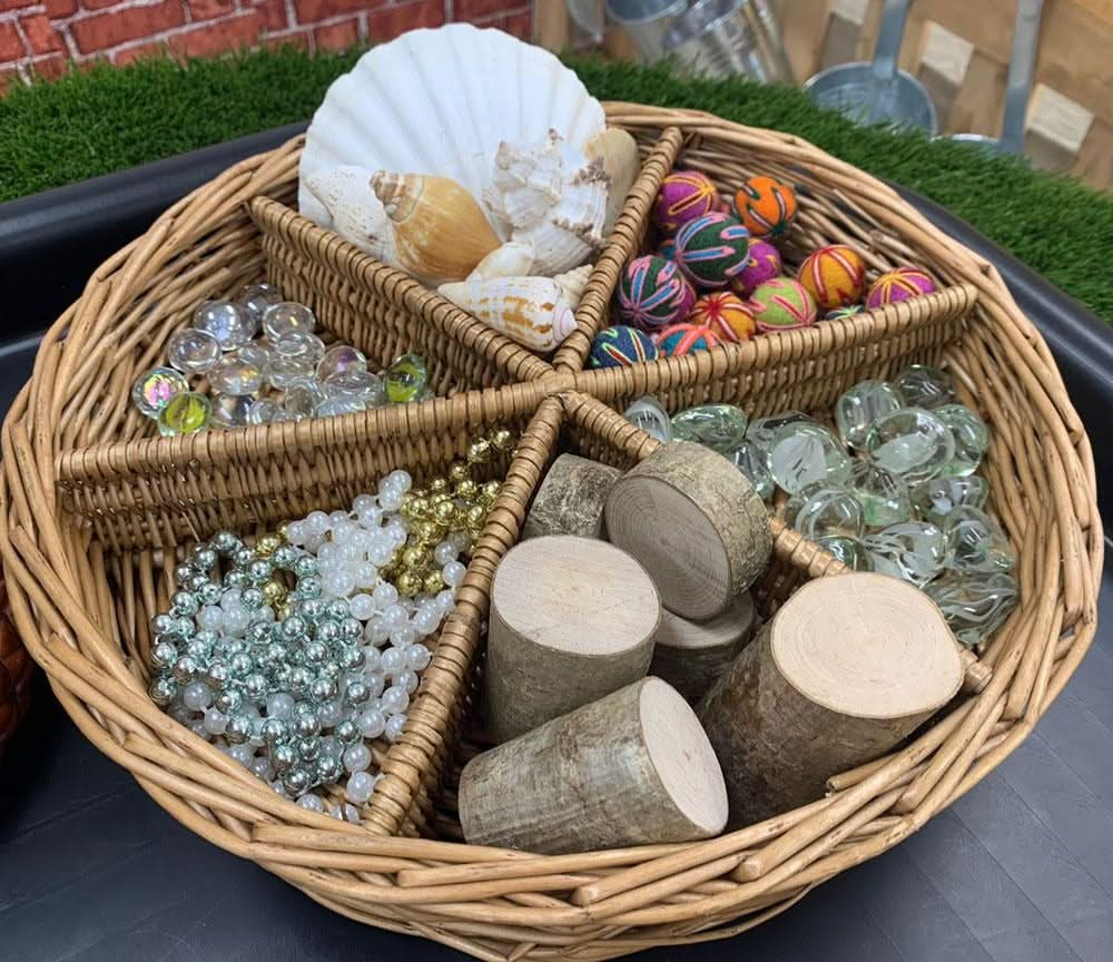 Set Of 5 Fraction Baskets, Set Of 5 Fraction Baskets,Set of 5 sorting baskets,sorting games,natural play resources, Set Of 5 Fraction Baskets,Introduce your children to the fascinating world of fractions with our elegant set of 5 wicker baskets, meticulously designed to help young minds grasp the basic concept of fractions. Each basket represents a different fraction, making learning more interactive, engaging, and comprehensible. Features of Set Of 5 Fracti,SetIntroduce your children to the fascinating wor