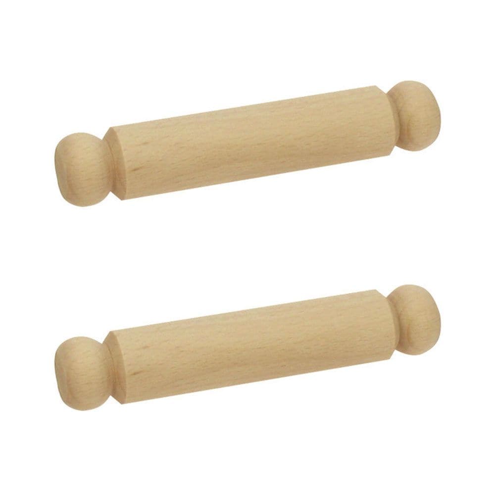 Small Rolling Pin Pack of 2, Small Rolling Pin Pack of 2,Childrens rolling pins,Pretend play rolling pins,4 Pack Mixing Wooden Spoons,early years sensory play,baby sensory play ideas,, Small Rolling Pin Pack of 2,Bigjigs Toys wooden Rolling Pins are ideal for youngsters who like to bake and are perfectly sized for little hands, with easy to grip handles. Youngsters can bake up some treats in a Bigjigs play kitchen or be inspired to help adults do some real baking. Small Rolling Pin Pack of 2 Encourages crea