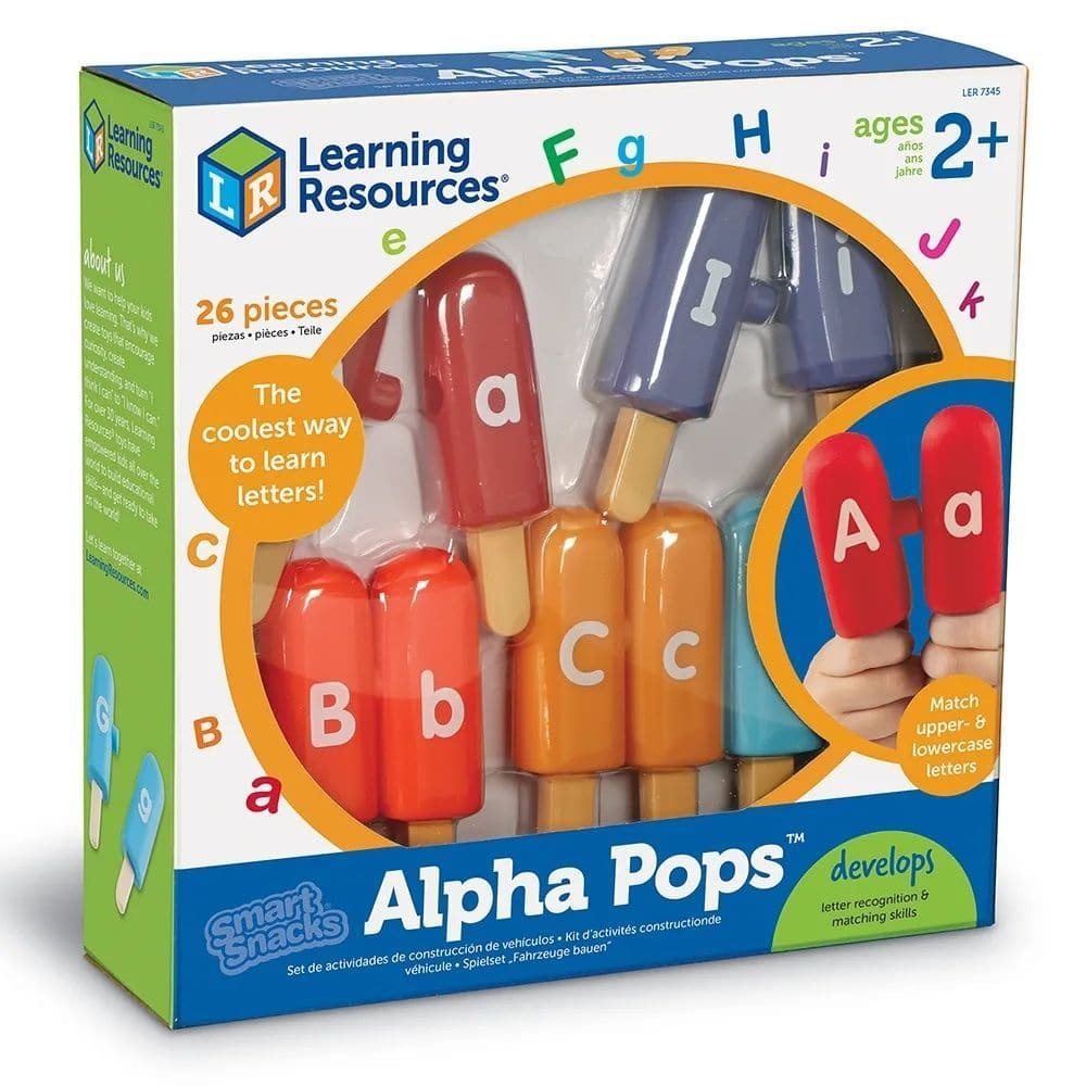 Smart Snacks Alpha Pops, Smart Snacks Alpha Pops,Literacy Resources,Phonic resources,speaking and listening resources,classroom resources, Smart Snacks Alpha Pops,Introduce your little ones to the world of letters with Smart Snacks® Alpha Pops™! This engaging, colourful set of popsicle-shaped toys makes learning the ABCs fun and interactive. Designed for both classroom and home use, Alpha Pops offer multiple ways to educate and entertain. Smart Snacks Alpha Pops Features: AlphabSmartIntroduce your little on