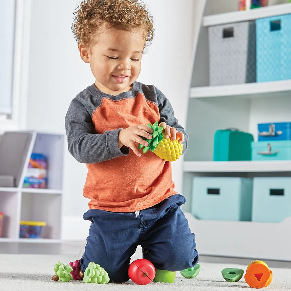 Snap-n-Learn Fruit Shapers, Snap-n-Learn Fruit Shapers,Learning resources maths resources,maths resources,maths resources,maths eyfs,eyfs maths, Snap-n-Learn Fruit Shapers,The Snap-n-Learn Fruit Shapers is a fruity preschool playfood set that introduces learning about colours and shapes. Inside each of these tactile fruits you'll find unique colour and shape pegs that build colour recognition, patterning, and shape sorting skills with every playtime. The snap-apart, push-together action ,Snap-n-Learn Fruit 