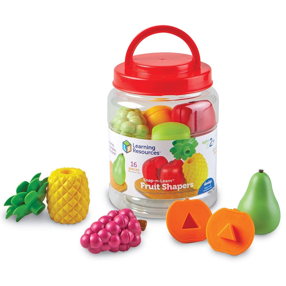 Snap-n-Learn Fruit Shapers, Snap-n-Learn Fruit Shapers,Learning resources maths resources,maths resources,maths resources,maths eyfs,eyfs maths, Snap-n-Learn Fruit Shapers,The Snap-n-Learn Fruit Shapers is a fruity preschool playfood set that introduces learning about colours and shapes. Inside each of these tactile fruits you'll find unique colour and shape pegs that build colour recognition, patterning, and shape sorting skills with every playtime. The snap-apart, push-together actionThe Snap-n-Learn Frui