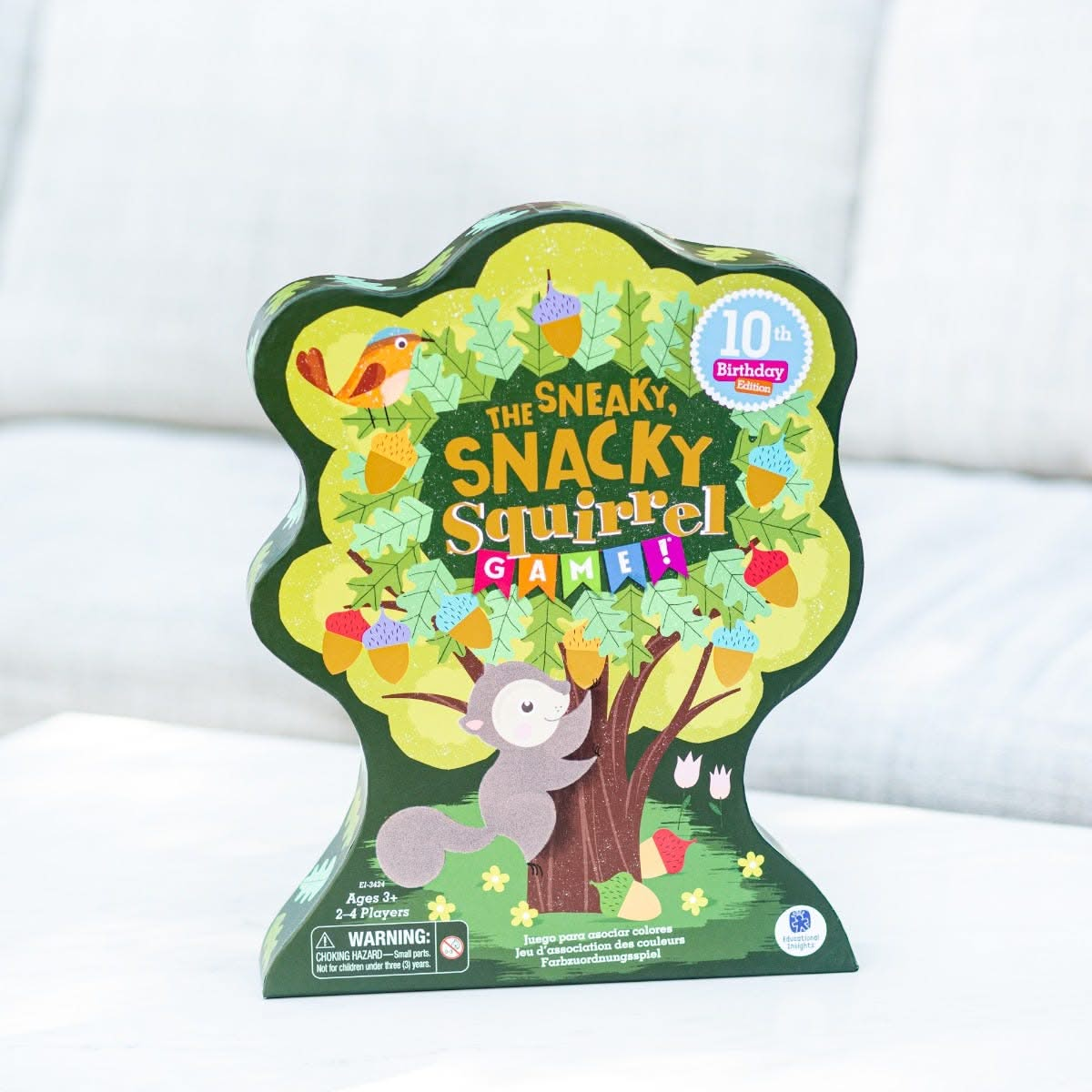 Sneaky Snacky, Squirrel Game Special Edition, Sneaky Snacky, Squirrel Game Special Edition,number matching toys,early years matching toys,classroom matching toys, Sneaky Snacky, Squirrel Game Special Edition,Celebrate a decade of excitement and enjoyment with the Sneaky Snacky, Squirrel Game Special Edition! This best-selling preschool strategy game now comes in a collectible version, perfect for commemorating its 10th birthday.For years, the Sneaky Snacky Squirrel Game® has been a beloved addition to famil