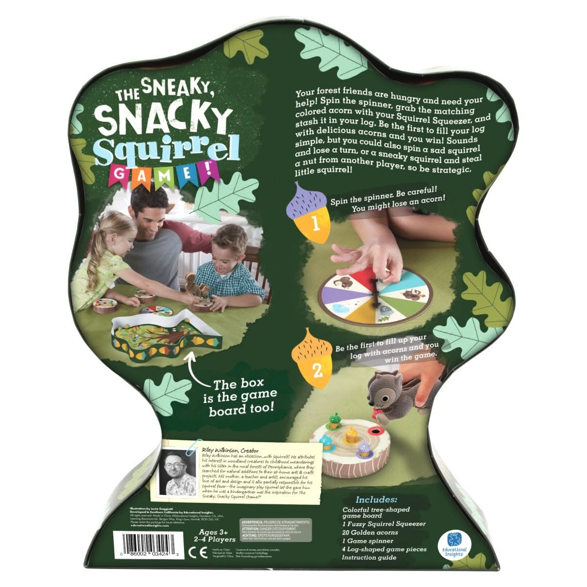 Sneaky Snacky, Squirrel Game Special Edition, Sneaky Snacky, Squirrel Game Special Edition,number matching toys,early years matching toys,classroom matching toys, Sneaky Snacky, Squirrel Game Special Edition,Celebrate a decade of excitement and enjoyment with the Sneaky Snacky, Squirrel Game Special Edition! This best-selling preschool strategy game now comes in a collectible version, perfect for commemorating its 10th birthday.For years, the Sneaky Snacky Squirrel Game® has been a beloved addition to famil