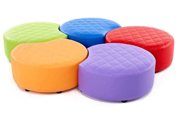 Snuggle Seats 5 Pack, Snuggle Seats 5 Pack,Wipe Clean Vinyl Snuggle Seats 5pk,School modular seating,childrens modular seating,classroom modular seating, Snuggle Seats 5 Pack,These colourful Snuggle seats make an excellent place to sit. The Quilted Snuggle seats come in a set of 5. Covered in vinyl fabric featuring a quilted seat top for added comfort. Snuggle seats make a great set of breakout furniture, manufactured with a solid wood frame and fully upholstered these seats are made to las,Snuggle Seats 5 