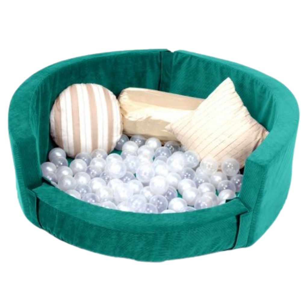 Snuggly Den Green Cord, Snuggly Den Green,Millwood education,Baby snuggle den,snuggly den,baby den,baby ball pool,baby nest,supporting baby nest,baby ball pool,toddler baby nest, Snuggly Den Green Cord,Introducing the Snuggly Den in Green Cord - the perfect addition to any child's playroom or bedroom! This cozy den is small enough to fit in most places, yet spacious enough to provide a comfortable oasis of calm for your little ones.Designed with a low front, the Snuggly Den Green Cord offers easy access, ma