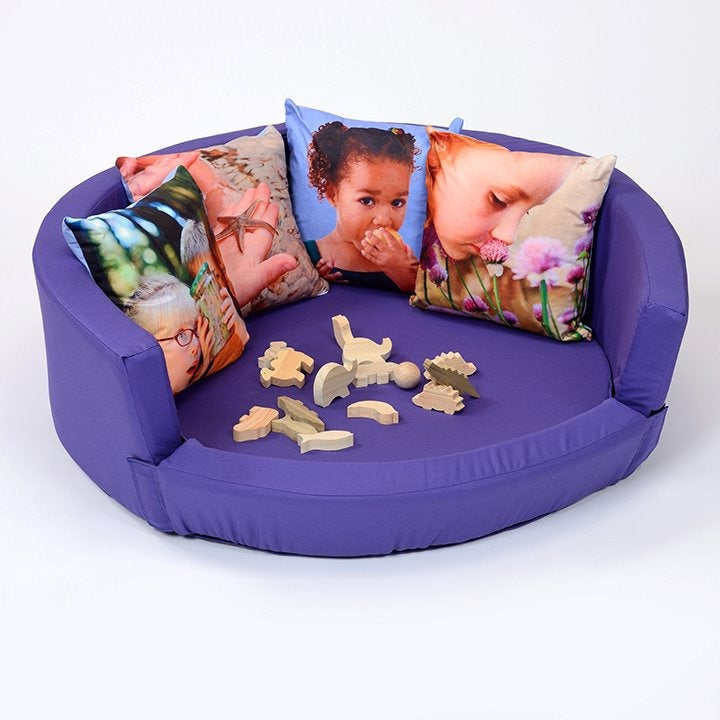 Snuggly Den Purple Cotton, Snuggly Den Purple Cotton,Early Years Direct Discounts,Early years resources Direct,EYFS Resources, Snuggly Den Purple Cotton,The Snuggly Den Purple Cotton is designed with a low front to allow easy access, even this can be removed to make it accessible to even the tiniest customer. The Velcro strip on the base is the 'fluffy' Velcro so children will not scratch their legs when crawling into the Den. Fit it out with our range of accessoriesThe Snuggly Den Purple Cotton is designed