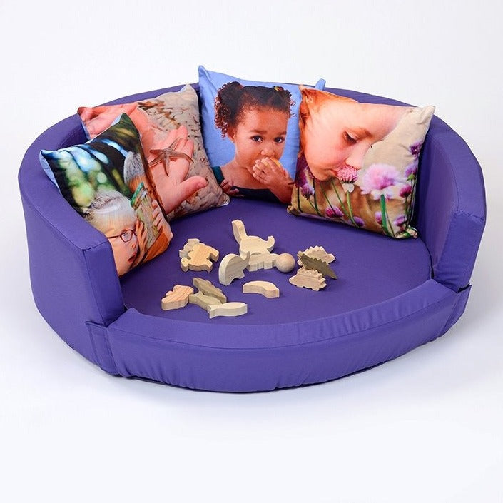 Snuggly Den Purple Cotton, Snuggly Den Purple Cotton,Early Years Direct Discounts,Early years resources Direct,EYFS Resources, Snuggly Den Purple Cotton,The Snuggly Den Purple Cotton is designed with a low front to allow easy access, even this can be removed to make it accessible to even the tiniest customer. The Velcro strip on the base is the 'fluffy' Velcro so children will not scratch their legs when crawling into the Den. Fit it out with our range of accessories t,Snuggly Den Purple CottonThe Snuggly D