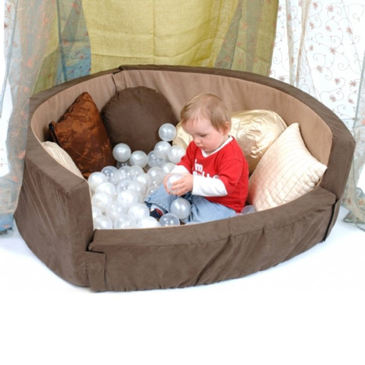 Snuggly Den, Snuggly Den,Snuggly Den in Brown,Baby snuggle den,snuggly den,baby den,baby ball pool,baby nest,supporting baby nest,baby ball pool,toddler baby nest, Snuggly Den,Small enough to fit into most environments our Snuggly Den provides an oasis of calm. Designed with a low front to allow easy access, even this can be removed to make it accessible to even the tiniest customer. The Velcro strip on the base is the 'fluffy' Velcro so children will not scratch their legs when crawling int,Snuggly DenSmal