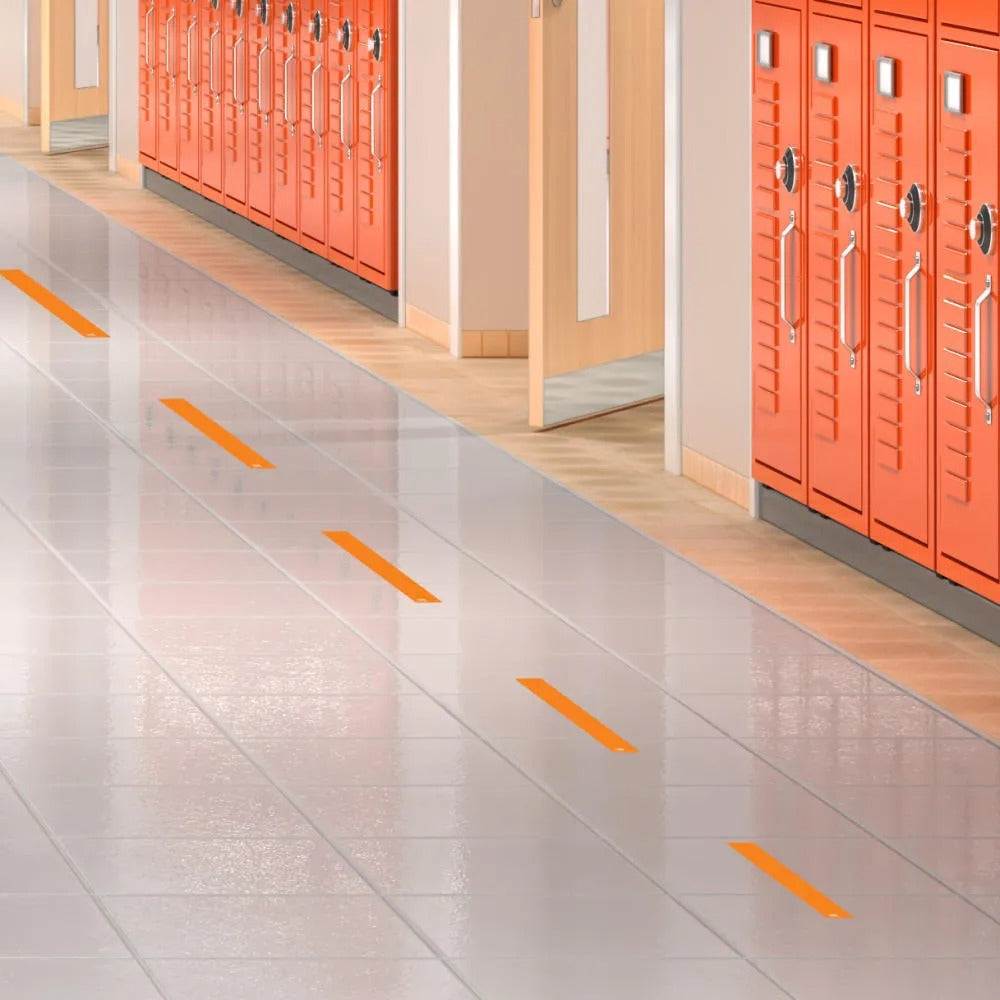 Social Distancing Floor Decals -Dashes, Social Distancing Floor Decals -Dashes,Social distancing school resources,social distancing resources for classrooms, Social Distancing Floor Decals -Dashes,These vibrant decals will add a clear marking wherever people need to stand apart. Made from durable, washable vinyl material, Floor Decals can be used indoors or outdoors on several surfaces including concrete, tile, and even loop pile carpets. Use them to direct foot traffic in busy zones and as a visualThese vi