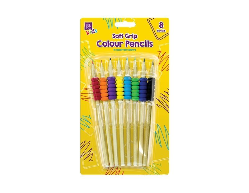 Soft Grip Colouring Pencils 8 Pack, Soft Grip Colouring Pencils 8 Pack,Ridged Comfort Pencil Grips Pack of 5,Ridged pencil grips,pencil grips, Soft Grip Colouring Pencils 8 Pack,Soft Grip Colouring Pencils - 8 Pack Add vibrant colour and comfort to your creative projects with the Soft Grip Colouring Pencils 8 Pack. This thoughtfully designed set is perfect for artists of all ages, offering an array of eight bold and bright colours toSoft Grip Colouring Pencils - 8 Pack Add vibrant colour and comfort to your