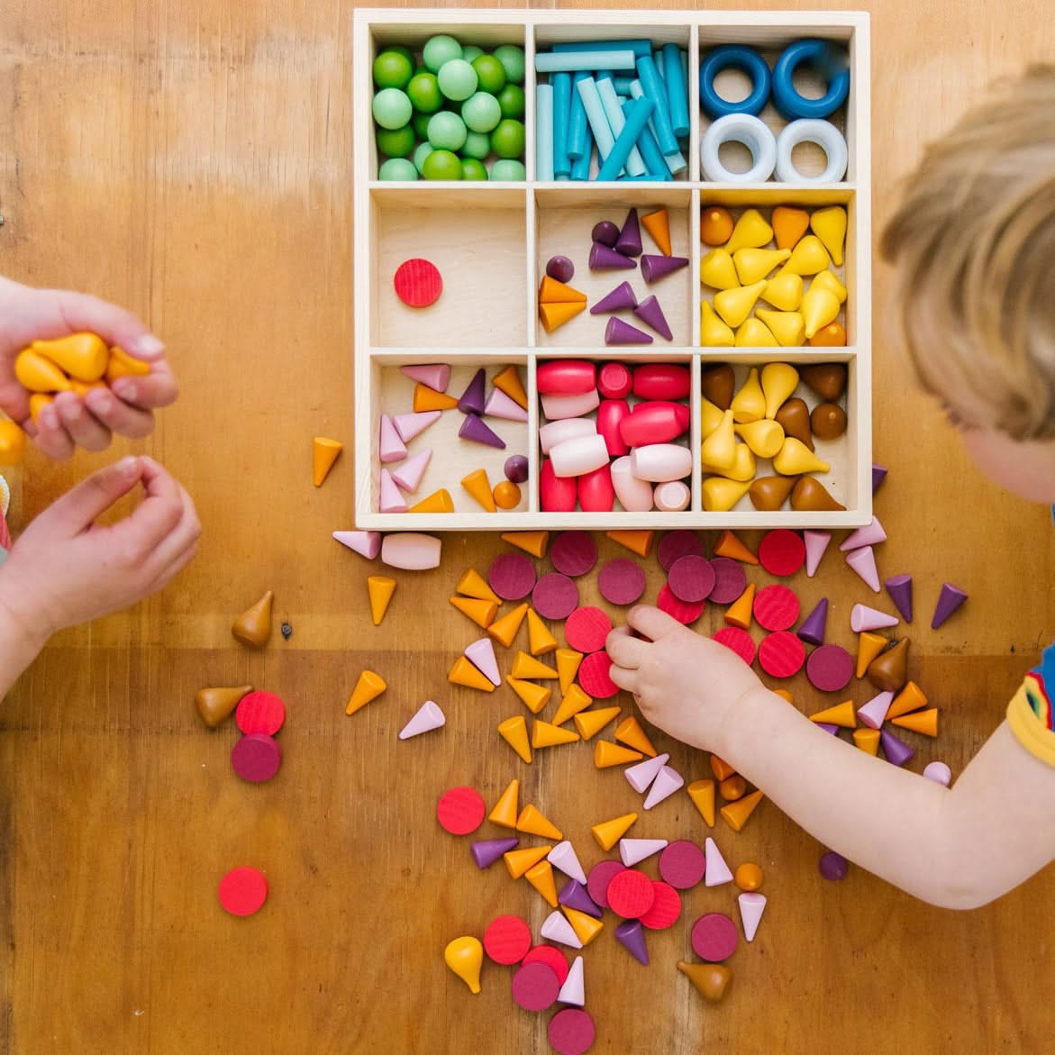 Sort ’n’ Design, Sort ’n’ Design,Rainbow wooden toys,rainbow wooden resources,traditional wooden toys,childrens wooden toys,durable wooden toys,educational wooden toys, Sort ’n’ Design,The Sort ’n’ Design Set is a versatile and high-quality wooden playset designed to inspire creativity, collaboration, and fine motor skill development in children. Perfect for use at home, in classrooms, or childcare settings, this set includes a generous 240 wooden pieces crafted from sustainably sourced New Zealand p,Sort ’