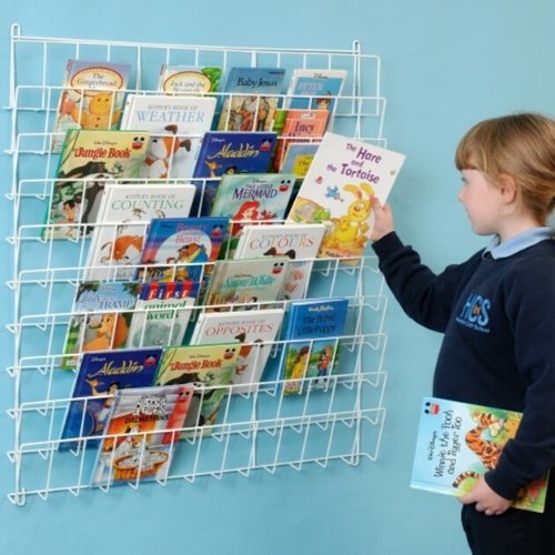 Square Wall Hung Book Rack, Square Wall Hung Book Rack,Square wall book rack,wall mounted wire book rack,school book rack, Square Wall Hung Book Rack,This Square Wall Hung Book Rack measures 83cm high x 80cm wide. This Square Wall Hung Book Rack is made from thick wire that is plastic coated and is therefore strong, light and easily handled. The Square Wall Hung Book Rack offers the perfect storage solution for books as they free up valuable classroom floor space an,Square Wall Hung Book RackThis Square Wal