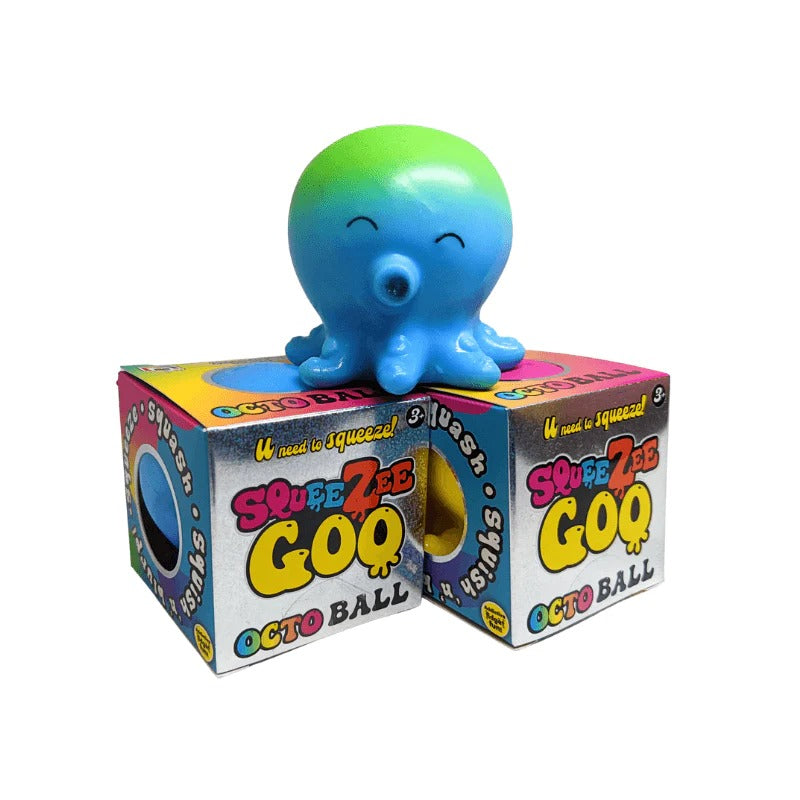 Squeezee Goo Octo Squish Ball, Squeezee Goo Octo Squish Ball,Stress ball,sensory ball,stretchy ball,fidget toy,fidget ball, Squeezee Goo Octo Squish Ball,Kids will love squishing and stretching this Squeezee Goo Octo Squish Ball. The squishy fun just got even better with its cute & colourful Octopus design. Kids will love watching it squash out when they squeeze, returning to its original shape & colour as they let go. There are 3 assorted colours which will be selected,Squeezee Goo Octo SquishKids will lov