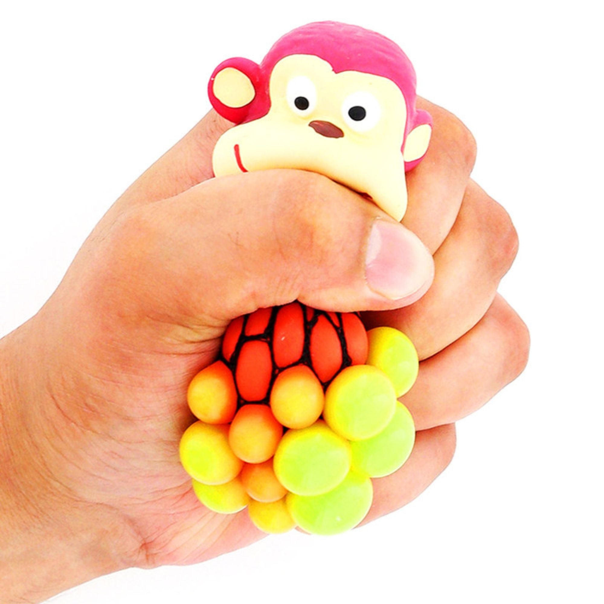 Squeezy Meshables Monkey, Squeezy Meshables Monkey,sensory toys,fidget toys,sensory toys,Fidget ball,Stress ball toys, Squeezy Meshables Monkey,Squeezy Meshables Monkey Discover the joy of tactile play with the Squeezy Meshables Monkey, a fun and engaging fidget toy that’s perfect for relieving stress and keeping hands busy. This adorable monkey features a squishy mesh ball inside its tummy, offering a satisfying sensory experience for both kids and adults. Sq,Squeezy Meshables MonkeySqueezy Meshables Monke