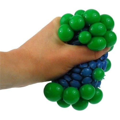 Squeezy Stress gripper ball, fidget toys,stretchy autism toys,adhd toys,sensory toys,disability toys,tactile toy,tactile toy,stress toy,stress ball, Squeezy Stress gripper ball,When the Squeezy Stress gripper ball is squeezed coloured bubbles appear through the net on the stress ball. When released the Squeezy Stress gripper ball returns to normal size. Compulsively tactile – different effects can be achieved by varying the SQUISH! When at full stretch the Squeezy Stress gripper ball appears ,Squeezy Stress