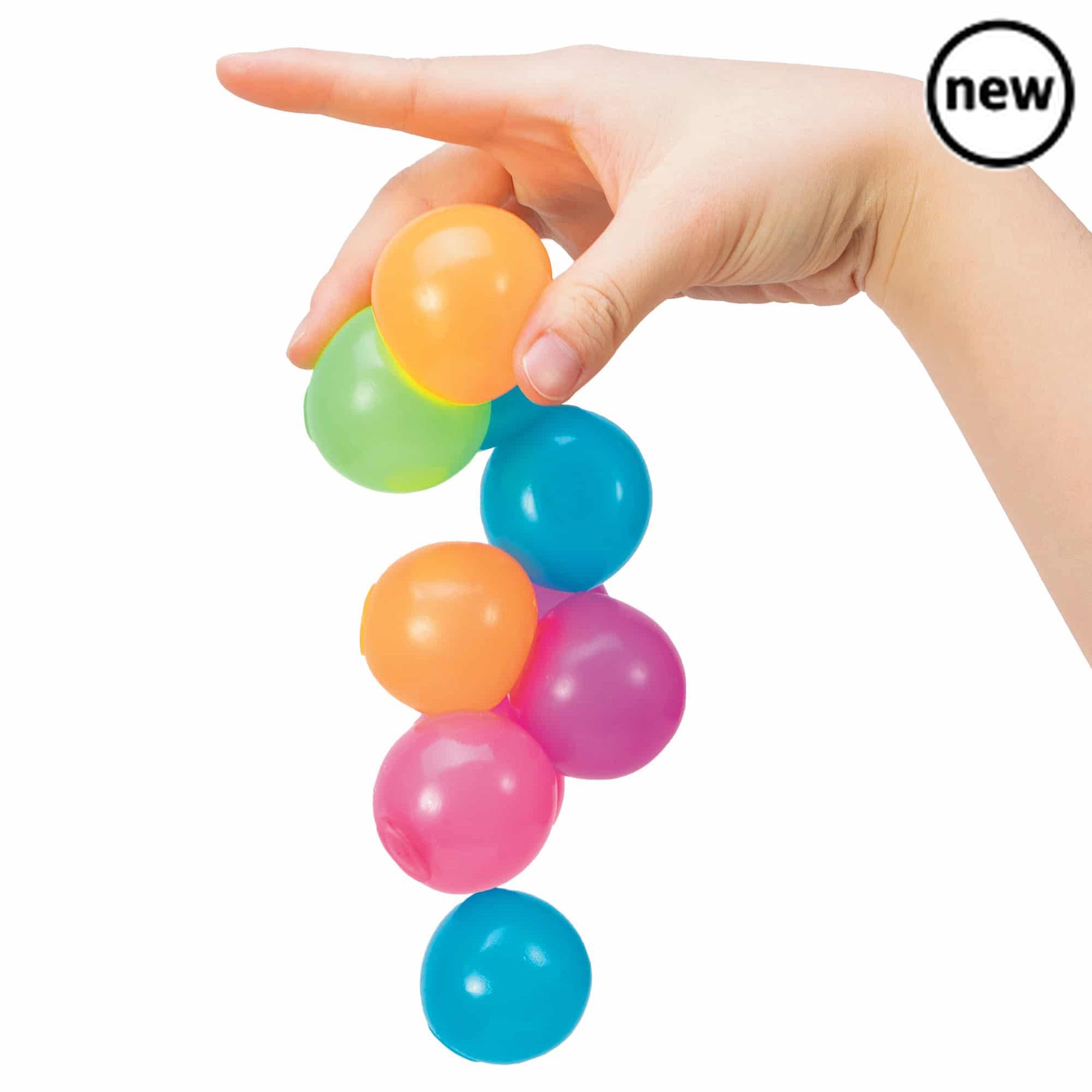 Stickums Needoh, Stickums Needoh,Nee Doh stress balls,Needoh toys,Needoh fidget toys, Stickums Needoh,Nee Doh Stickums have a sticky outer skin and a cushy air-filled centre, perfect for squishing, squeezing and smushing!Coming in a compact pack of 12, your sticky-wicky, wally-crawly, glow-in-the-dark globs will cling together, or stick to the windows and walls! They're lightweight, and perfect for sticky rolling or sq,StickumsNee Doh Stickums have a sticky outer skin and a cushy air-filled centre, perfect 