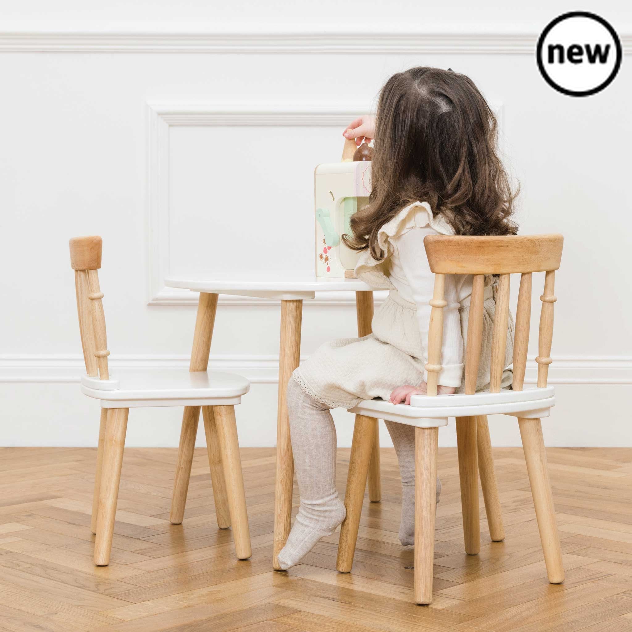 Table and Chairs, , Table and Chairs,Description This charming children's table and chairs set makes a great addition to your littles ones room or playroom. The perfect spot for crafting, eating, reading and role play fun adventures! This multifunctional set is a real must have. With it's timeless appeal and stunning design, it is crafted from solid, sust,Table and ChairsDescription This charming children's table and chairs set makes a great addition to your littles ones room or playroom. The perfect spot f