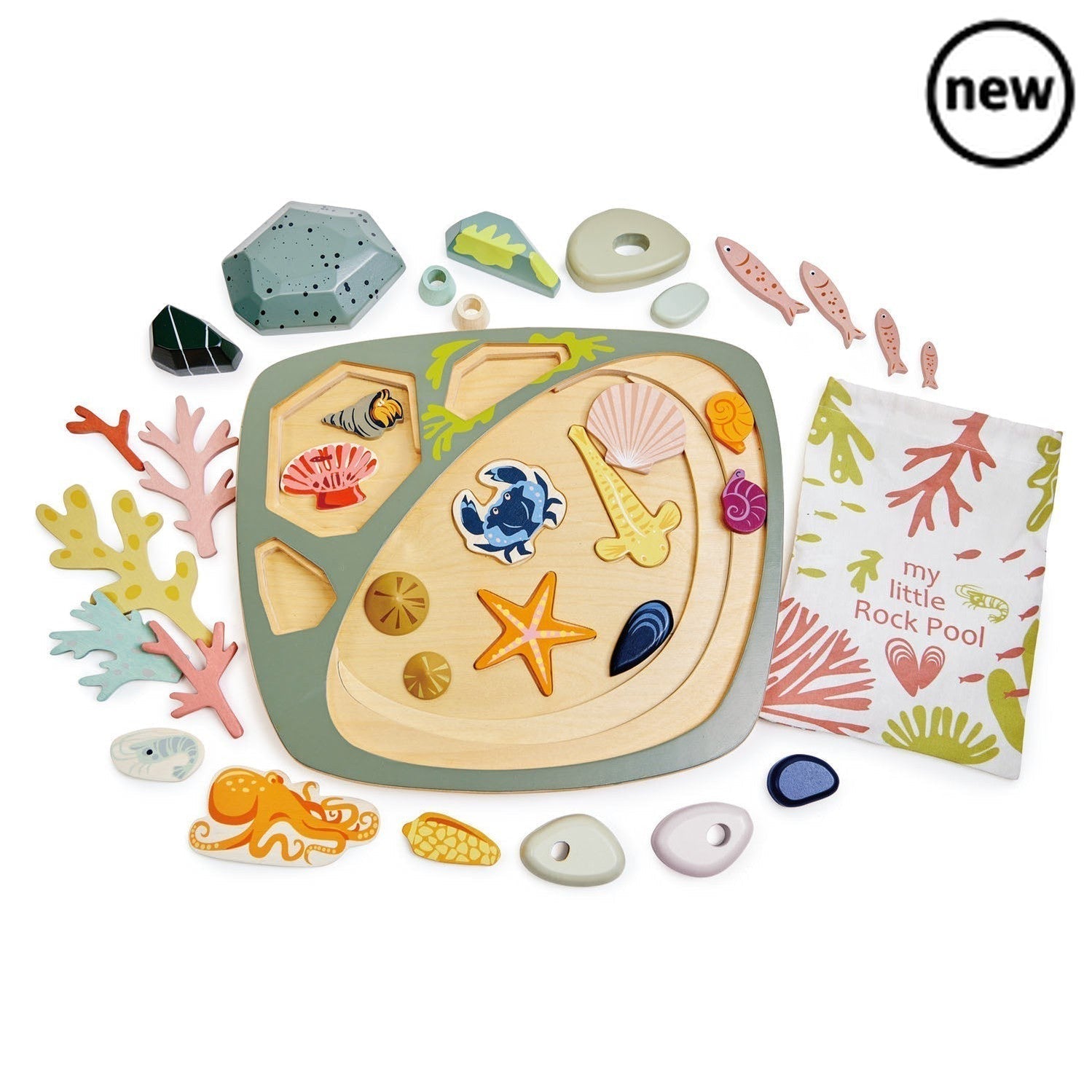 Tender Leaf Toys My Little Rock Pool, Tender Leaf Toys My Little Rock Pool,Tenderleaf toys,wooden toys,wooden sensory toys, Tender Leaf Toys My Little Rock Pool,Step into a world of imaginative play with Tender Leaf Toys My Little Rock Pool. This beautifully designed Montessori toy is a plastic-free option that will transport your child to the seaside, rock pools, and sunny days at the beach.Crafted from beautifullyStep into a world of imaginative play with Tender Leaf Toys My Little Rock Pool. This beautif