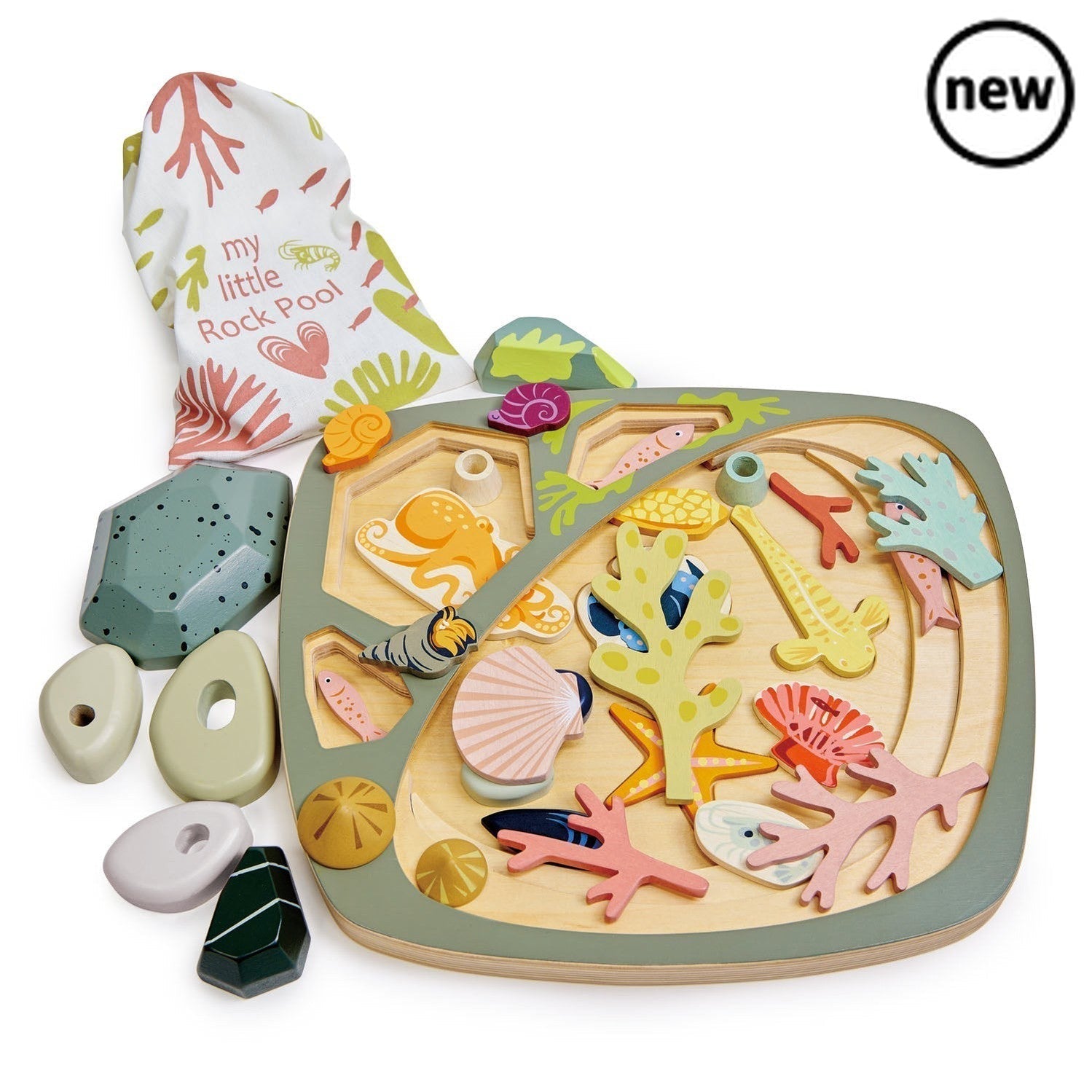 Tender Leaf Toys My Little Rock Pool, Tender Leaf Toys My Little Rock Pool,Tenderleaf toys,wooden toys,wooden sensory toys, Tender Leaf Toys My Little Rock Pool,Step into a world of imaginative play with Tender Leaf Toys My Little Rock Pool. This beautifully designed Montessori toy is a plastic-free option that will transport your child to the seaside, rock pools, and sunny days at the beach.Crafted from beautifullyStep into a world of imaginative play with Tender Leaf Toys My Little Rock Pool. This beautif