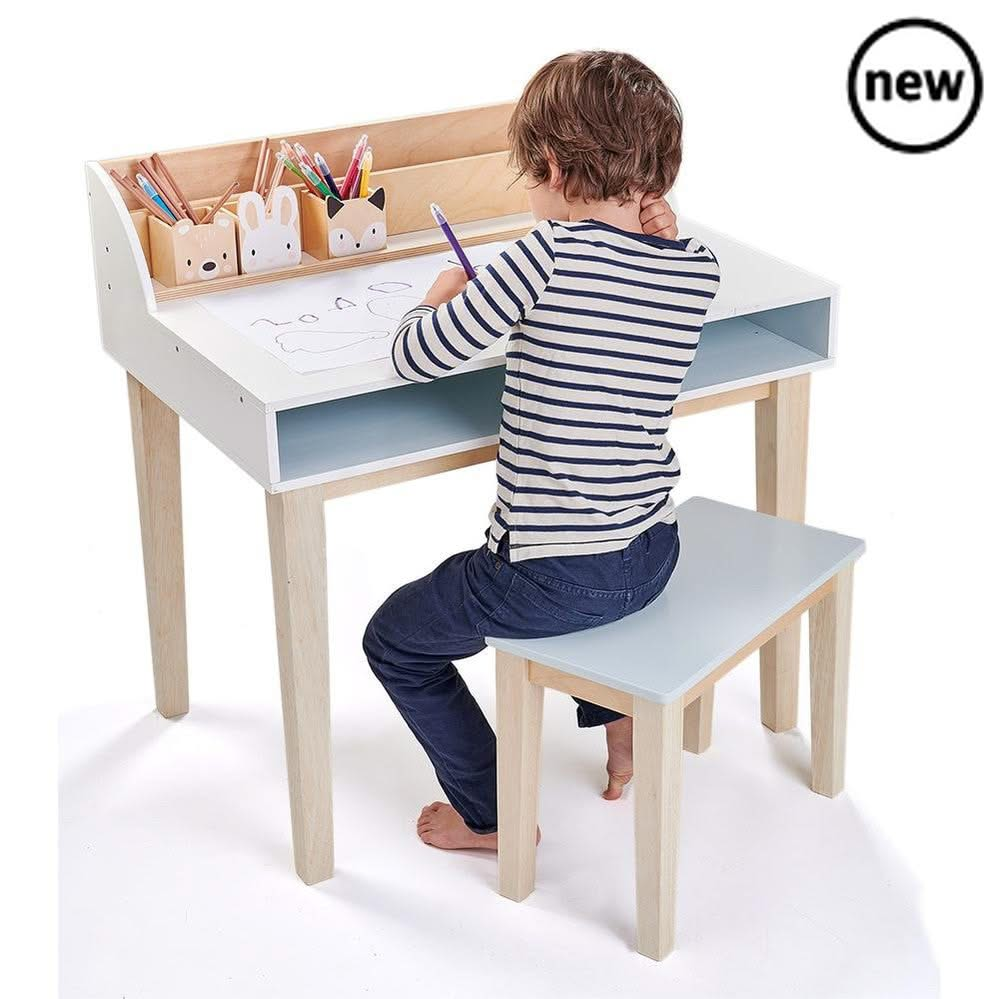 Tenderleaf Toys Desk and Chair, Tenderleaf Toys Desk and Chair,Wooden Toys,Tenderleaf Toys,Children's, Tenderleaf Toys Desk and Chair,Tenderleaf Toys Desk and Chair Transform your child’s study space with the Tenderleaf Toys Desk and Chair set – a delightful, functional addition that makes learning and creativity a joy. Perfectly designed for children, this charming wooden desk set provides a stylish, eco-friendly workspace that inspires bothTenderleaf Toys Desk and Chair Transform your child’s study space 