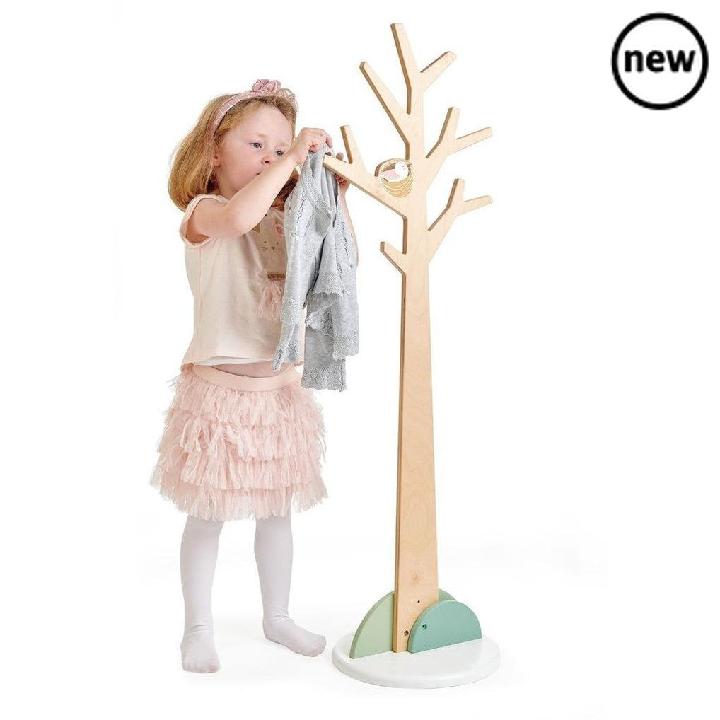 Tenderleaf Toys Forest Coat Stand, Tenderleaf Toys Forest Coat Stand,Wooden Toys,Tenderleaf, Tenderleaf Toys Forest Coat Stand – A Whimsical and Practical Addition to Any Child’s Room Introduce a touch of nature-inspired charm to your little one’s space with the Tenderleaf Toys Forest Coat Stand. This beautifully crafted, eco-friendly coat stand is a functional storage solution and a playful decorative piece designed to encourage independence and organisation in young children.Tenderleaf Toys Forest Coat St