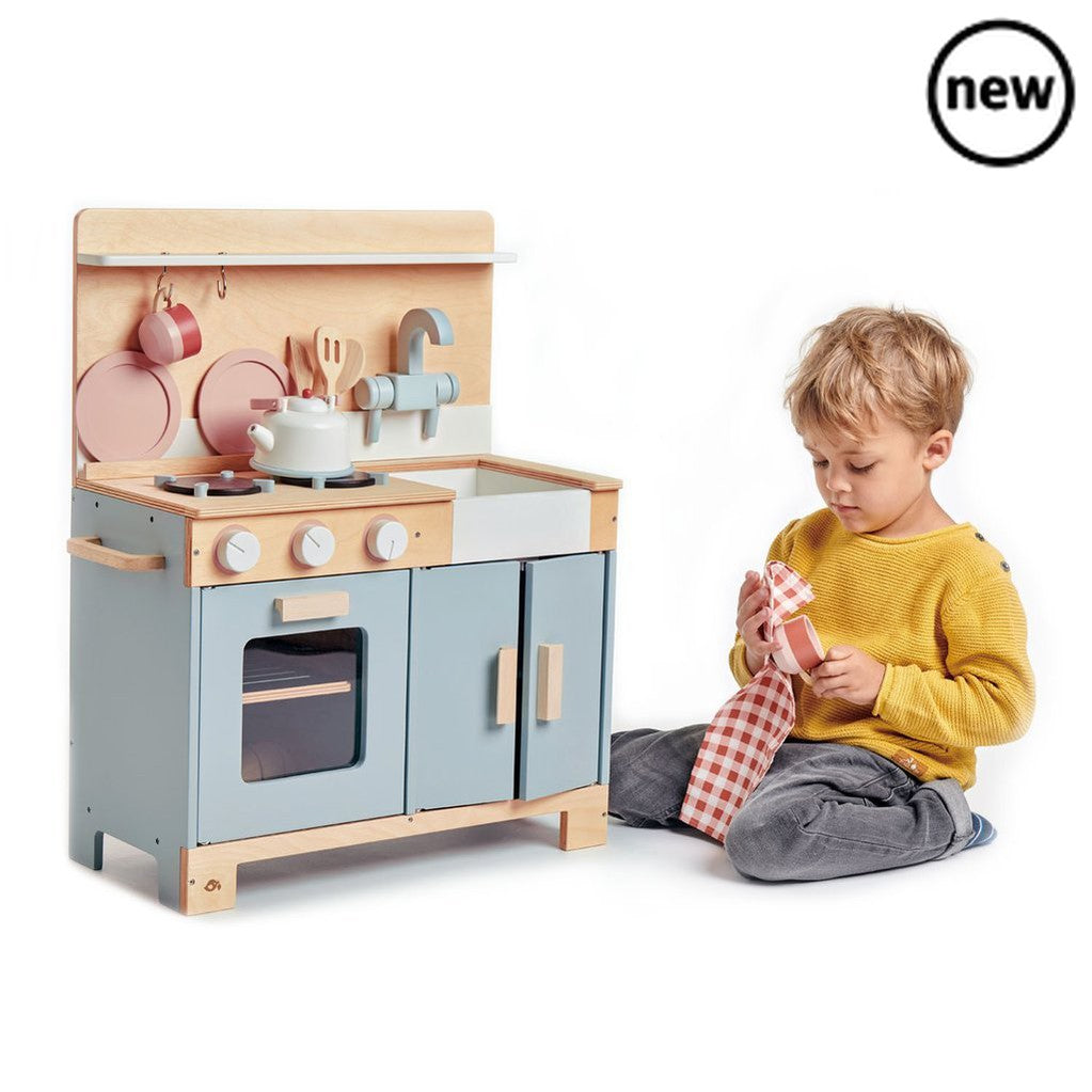 Tenderleaf Toys Home Kitchen, Tenderleaf Toys Home Kitchen,Wooden Toys,Tenderleaf Toys,Children's, Tenderleaf Toys Home Kitchen,I think with this Kitchen your little ones will love to cook every night? This Kitchen has is gender neutral, perfect for any chef. The Kitchen is finished with the most contemporary colours and would be a great addition to your lovely home. Complete with 3 cooking utensils and a hob. Pretend play is a vital part of a ,Tenderleaf Toys HomeI think with this Kitchen your little ones 