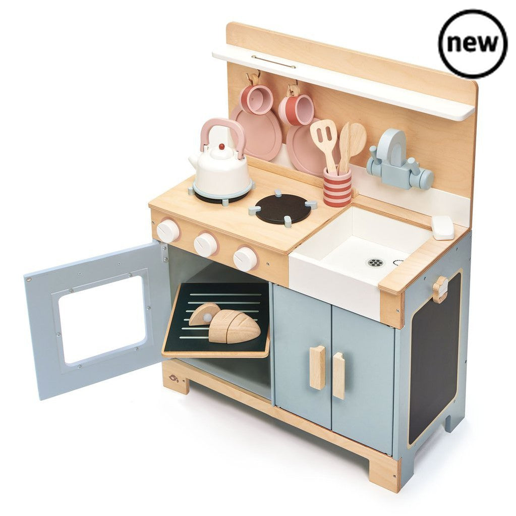 Tenderleaf Toys Home Kitchen, Tenderleaf Toys Home Kitchen,Wooden Toys,Tenderleaf Toys,Children's, Tenderleaf Toys Home Kitchen,I think with this Kitchen your little ones will love to cook every night? This Kitchen has is gender neutral, perfect for any chef. The Kitchen is finished with the most contemporary colours and would be a great addition to your lovely home. Complete with 3 cooking utensils and a hob. Pretend play is a vital part of a ,Tenderleaf Toys HomeI think with this Kitchen your little ones 