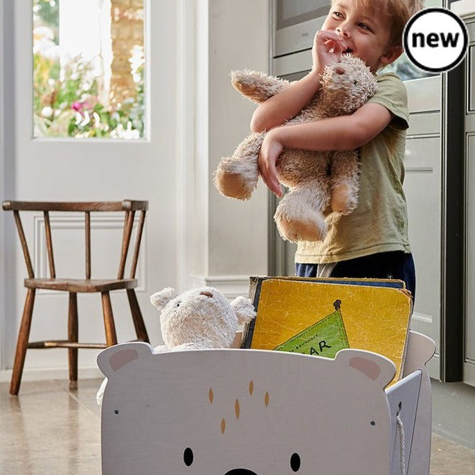 Tenderleaf Toys Pull Along Bear Cart, Tenderleaf Toys Pull Along Bear Cart,Wooden Toys,Tenderleaf, Tenderleaf Toys Pull Along Bear Cart,Tenderleaf Toys Pull Along Bear Cart The Tenderleaf Toys Pull Along Bear Cart is the perfect combination of functionality and charm, designed to keep your child’s play space neat and tidy while adding a touch of fun to their everyday routine. This delightful wooden toy box, shaped like a handsome polar bear, isTenderleaf Toys Pull Along Bear Cart The Tenderleaf Toys Pull Al