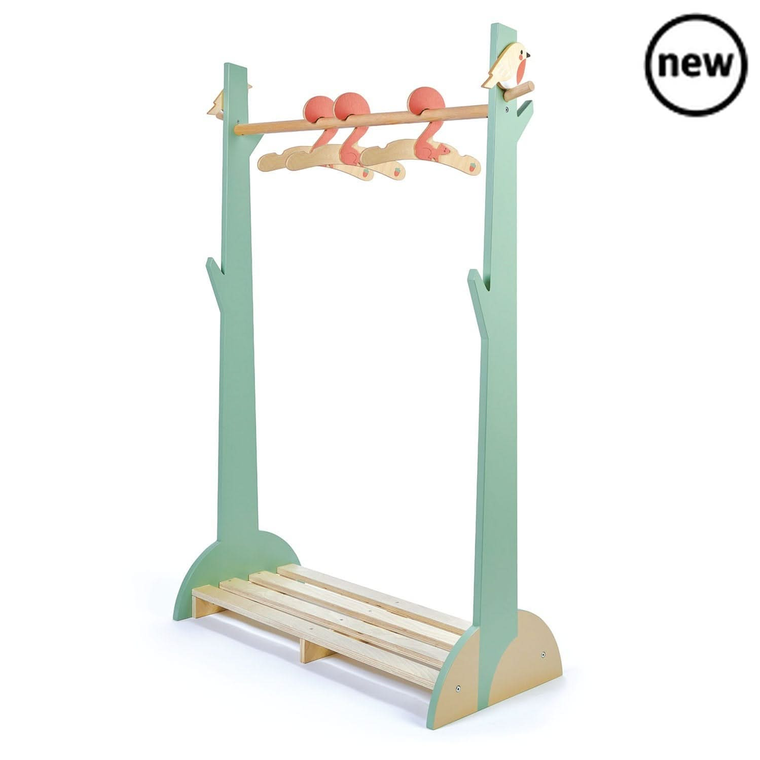 Tenderleaf Toys Wooden Forest Clothes Rail, Tenderleaf Toys Wooden Forest Clothes Rail,Wooden Toys,Tenderleaf, Tenderleaf Toys Wooden Forest Clothes Rail,Tenderleaf Toys Wooden Forest Clothes Rail – A Whimsical Storage Solution for Kids Transform your child’s bedroom or playroom into a haven of organisation and imagination with the Tenderleaf Toys Wooden Forest Clothes Rail. Combining functionality with a delightful woodland theme, this charming clothesTenderleaf Toys Wooden Forest Clothes Rail – A Whimsica