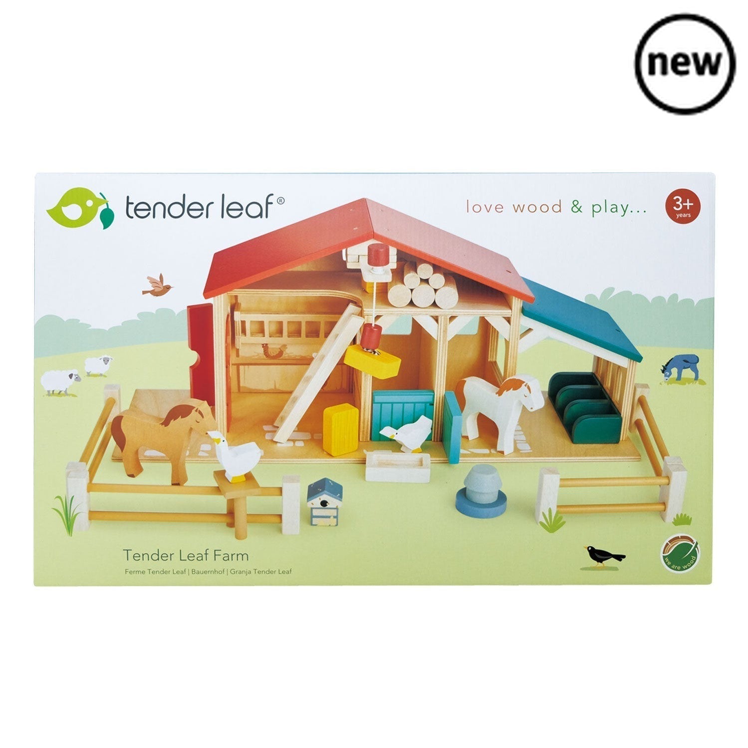 The Tenderleaf Farm, The Tenderleaf Farm,Tenderleaf toys,Tenderleaf wooden toys,Wooden Farm toys, The Tenderleaf Farm,The Tenderleaf Farm Step into the countryside with The Tenderleaf Farm, a beautifully crafted wooden playset designed to ignite your child's imagination. Made from sustainable rubberwood and responsibly sourced plywood, this farm playset is thoughtfully designed to be both durable and eco-friendly, offering hours of en,TheThe Tenderleaf Farm Step into the countryside with The Tenderleaf Farm