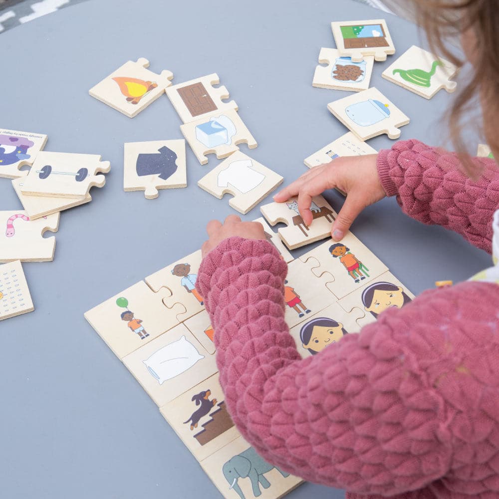 Things That Go Together, Things That Go Together | Wooden Puzzles | Bigjigs Toys, Things That Go Together,Things That Go Together Wooden Puzzle Encourage early learning and logical thinking with the Things That Go Together Wooden Puzzle. This delightful puzzle introduces children to everyday objects and helps them understand relationships between items, such as a bumblebee and aThings That Go Together Wooden Puzzle Encourage early learning and logical thinking with the Things That Go Together Wooden Puzzle.