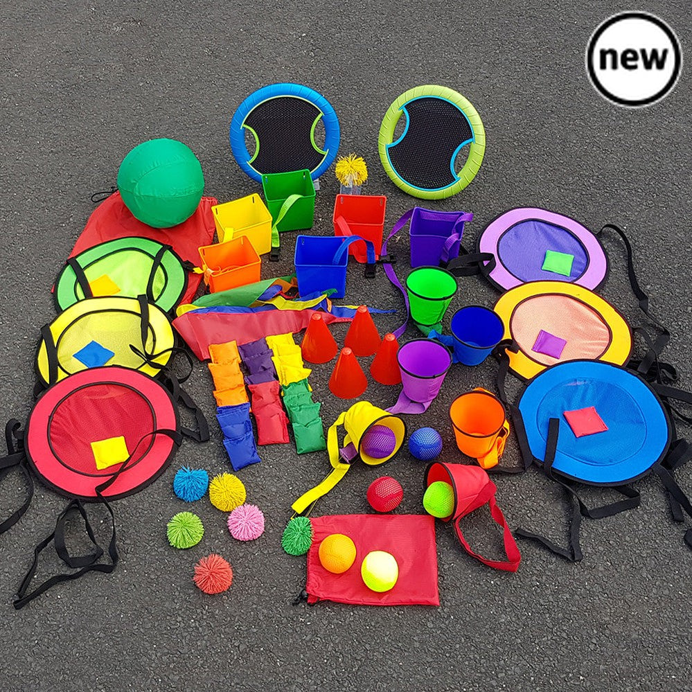 Throw And Catch Activities Kit, Throw And Catch Activities Kit,Early Years Physical Development Kit,Early years resources,eyr active throwing and catching , Throw And Catch Activities Kit,The Throw And Catch Activities Kit is the ultimate package for those looking to enhance their throwing and catching skills. Whether you're a beginner or a professional, this bumper kit has everything you need to play and improve your hand-eye coordination.Included in the kit is the Ball Catcher Set, which features a gr,Thr