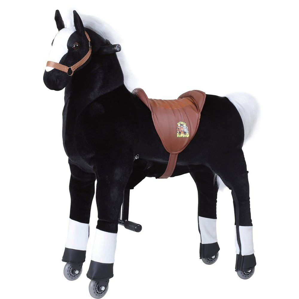 Thunder the Motion Horse, Thunder the Motion Horse,Riding Horse Thunder,Ride on horse,Pretend ride on horse, Thunder the Motion Horse,Introducing Thunder the Motion Horse! Give your child the magical experience of riding on a majestic black horse with this incredible toy. With its seat height of 67 cm, Thunder provides an authentic riding experience, just like riding on a pony.But Thunder is not just a static horse. It's steerable and designed toIntroducing Thunder the Motion Horse! Give your child the magi