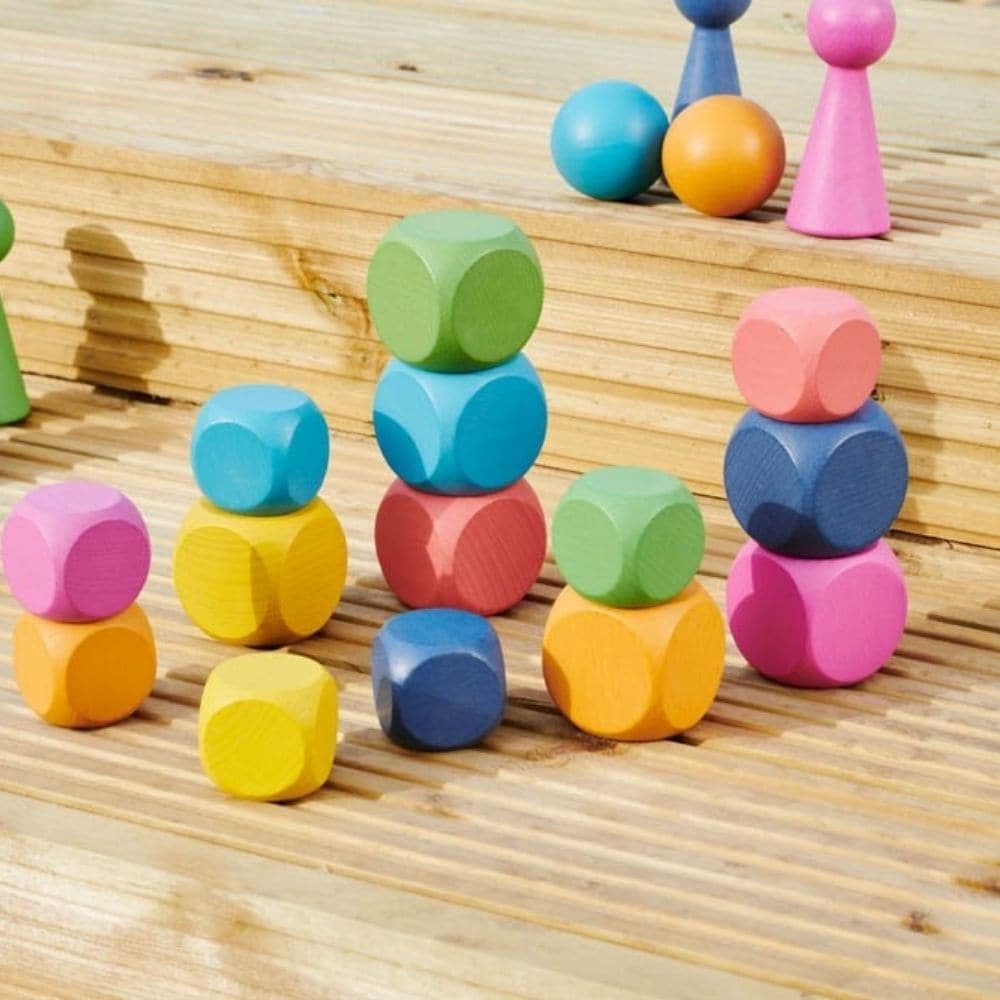 TickIT Rainbow Wooden Cubes Pk14, TickIT Rainbow Wooden Cubes Pk14,Rainbow Wooden Cubes,Natural Play resources,TICKIT toys, TickIT Rainbow Wooden Cubes Pk14,The TickIT® Rainbow Wooden Cubes are an inspiring set of smooth, solid beechwood blocks crafted in the seven vibrant colours of the rainbow. With a natural woodgrain finish, these cubes are both visually appealing and tactilely engaging, making them ideal for early childhood development and play. Perfectly suitedThe TickIT® Rainbow Wooden Cubes are an i