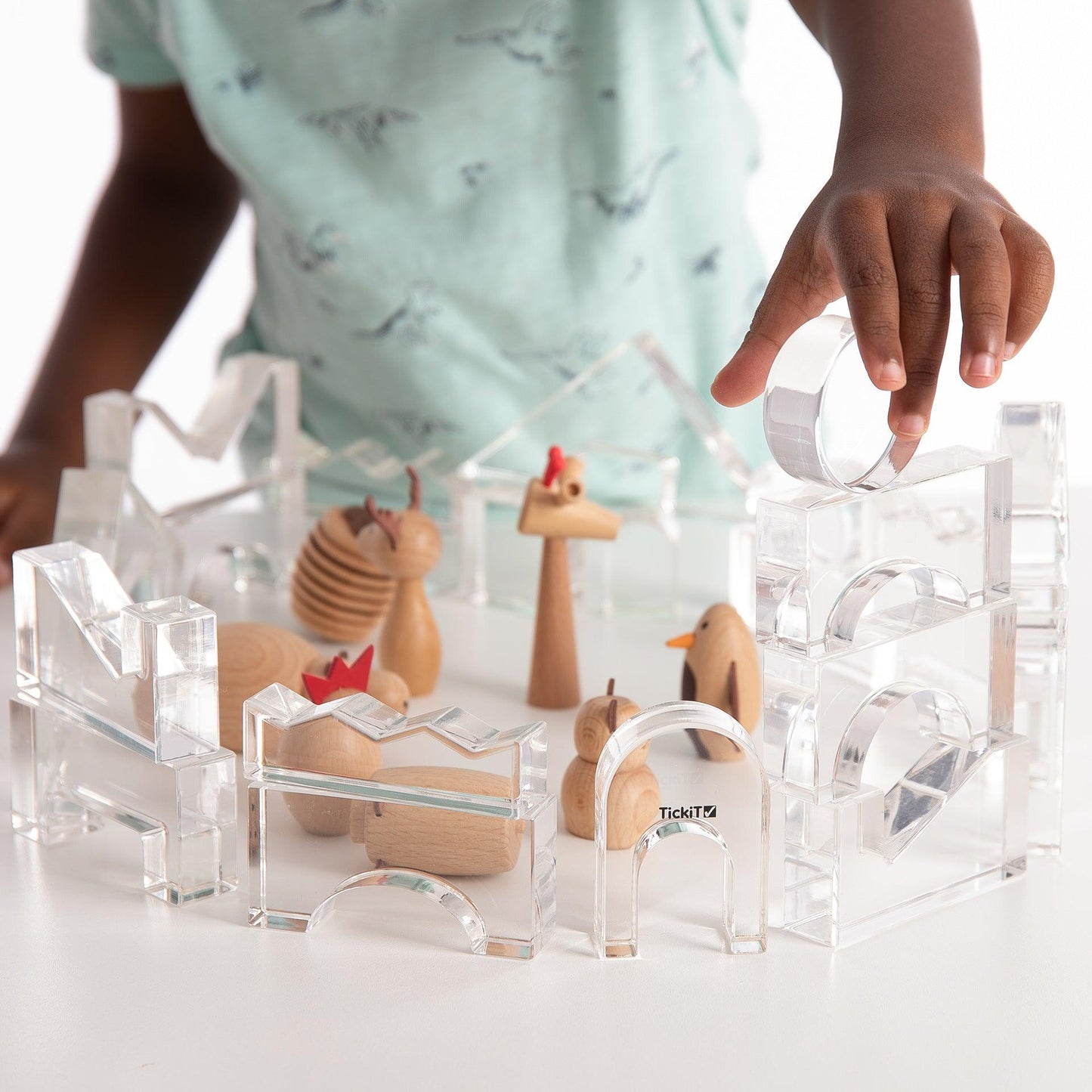 TickiT Clear Crystal Block Set, TickiT Clear Crystal Block Set,Translucent Colour light panel resources,sensory panel resources, TickiT Clear Crystal Block Set,TickiT® Clear Crystal Block Set - Spark Imagination with Transparent Building Blocks Introduce your child to a world of creativity and exploration with the TickiT® Clear Crystal Block Set. This magnificent 25-piece set of clear, transparent blocks is designed toTickiT® Clear Crystal Block Set - Spark Imagination with Transparent Building Blocks Intro