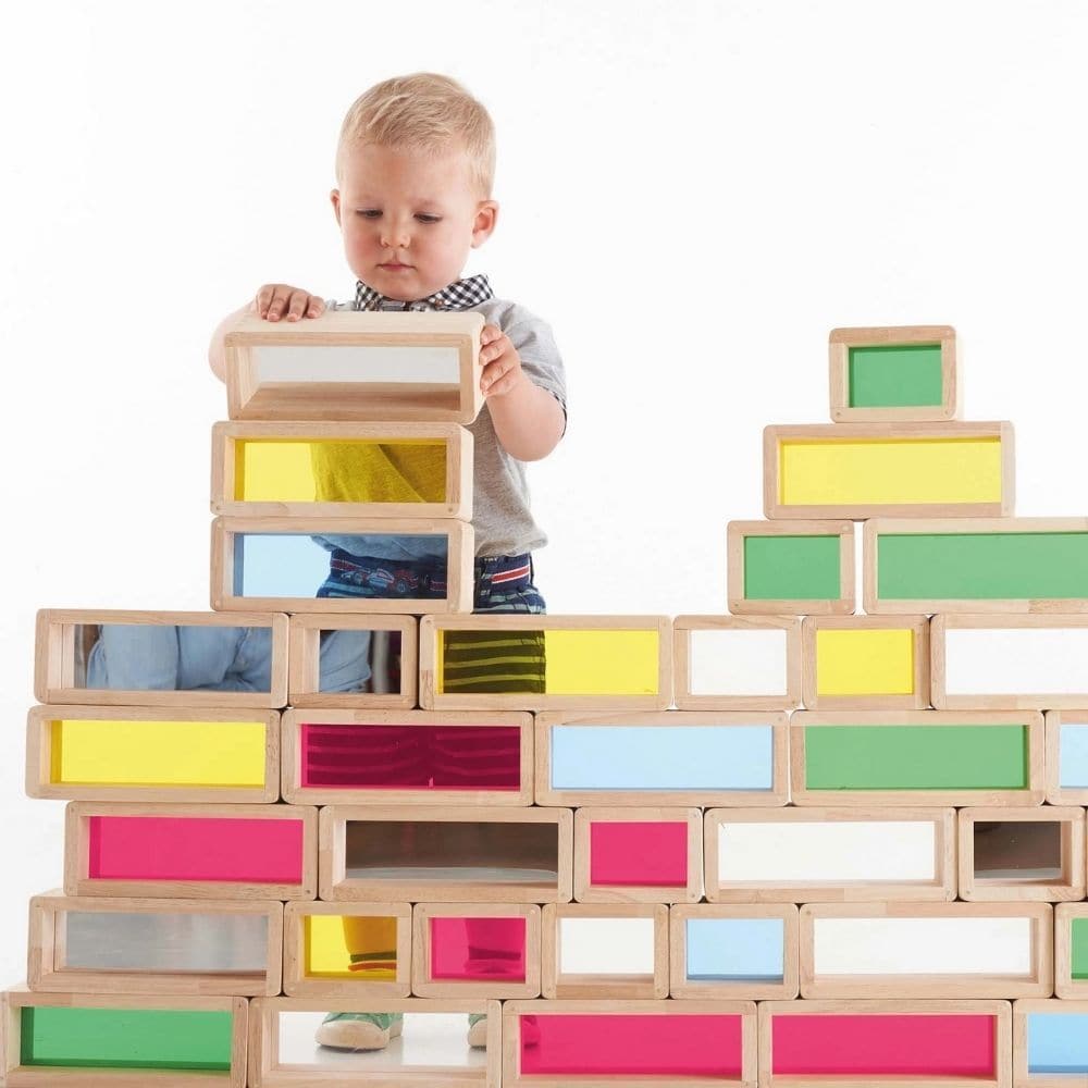 TickiT Rainbow Bricks, TickiT Rainbow Bricks, Jumbo wooden blocks, TikIT wooden blocks, TickIT Toys, Sensory Blocks, Large Sensory Blocks, TickiT Rainbow Bricks,TickiT® Rainbow Bricks are giant rubberwood bricks with a beautiful colourful acrylic centres. The transparency of the TickiT Rainbow Bricks allows light to pass through and create a visually stunning effect to captivate your child's imagination. The TickiT Rainbow Bricks can be stacked to create a rainbow wall or half,TickiT Rainbow BricksTickiT® R