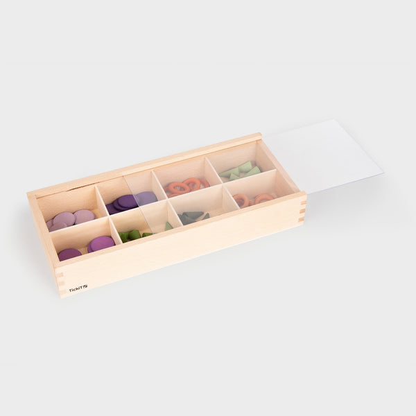 TickiT® Wooden Discovery Boxes, TickiT® Wooden Discovery Boxes,Natural play resources, Natural play ideas, wooden tinker tray,tinker tray play ideas, TickiT® Wooden Discovery Boxes,The TickiT Wooden Discovery Boxes provide an elegant and practical solution for organising and displaying small treasures. This beautiful set of beechwood boxes includes three trays with varying compartment layouts—one with 3, one with 6, and one with 8 sections. EachThe TickiT Wooden Discovery Boxes provide an elegant and practi