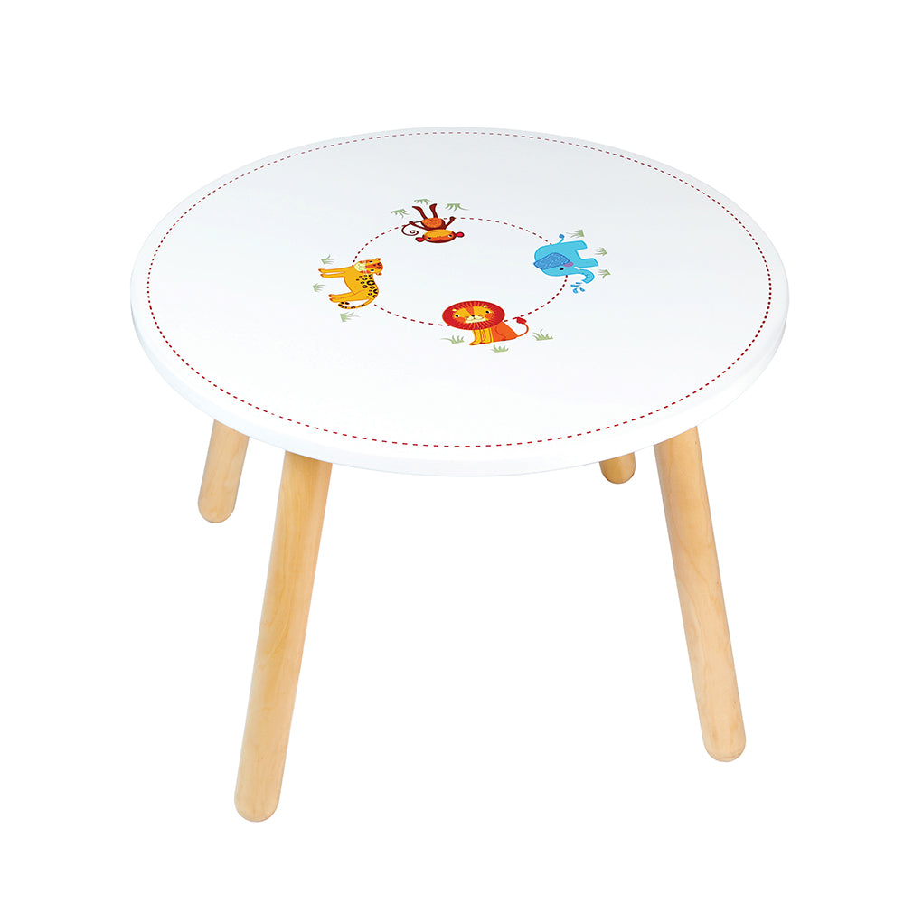 Tidlo Jungle Furniture Pack, Tidlo Jungle Furniture Pack, Children's wooden chairs, Children's wooden table, Tidlo wooden table and chairs, Tidlo Jungle Furniture Pack,Transform the playroom, nursery or bedroom with our exclusive Tidlo Jungle Furniture Pack. Features a jungle-themed kids wooden table plus elephant, leopard, lion, and monkey chairs. Perfect as a play table or dining table. Indoor use only. Made from high-quality, responsibly sourced materials, each piece in this kids ,Tidlo Jungle FurnitureT