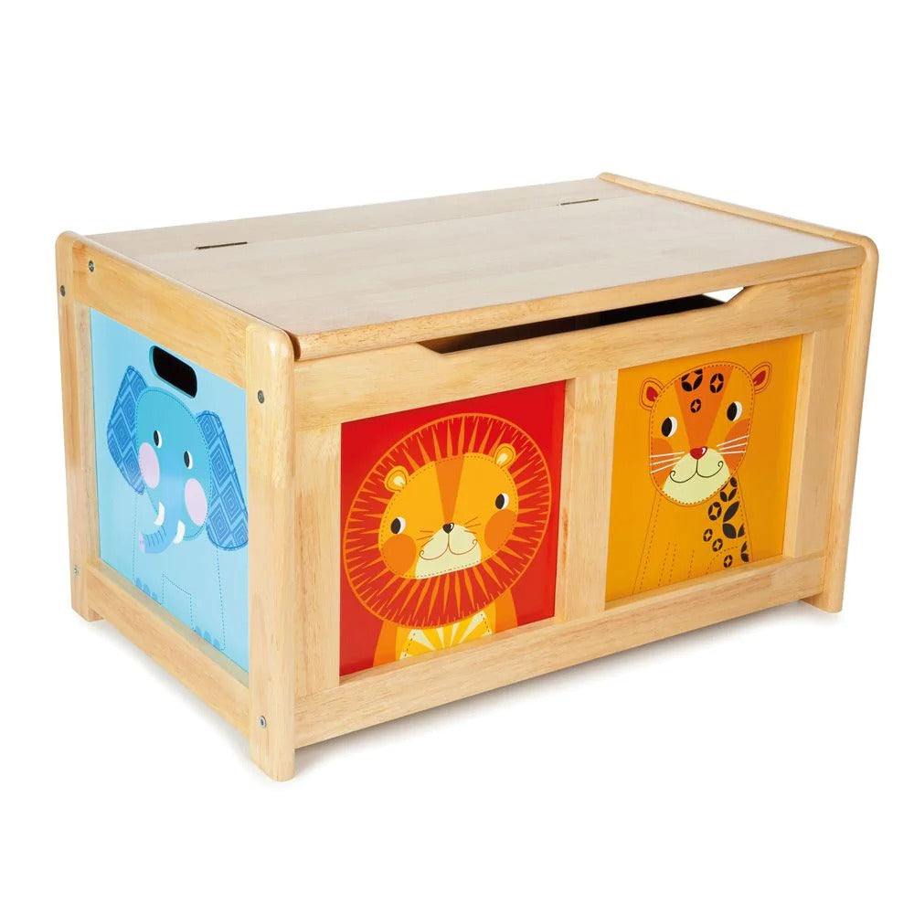 Tidlo Jungle Toy Chest, Tidlo Jungle Toy Chest,Wooden toy chest,toy storage chest,wooden storage unit, Tidlo Jungle Toy Chest,Keep toys, clothes or blankets tidied away but within easy reach with the delightful wooden Toy Chest from Tidlo. Its simple white design features four different wild animals, and a large capacity that will work with any room in your home, and will encourage children to tidy their toys away, keeping the room clutter-fr,Tidlo Jungle Toy ChestKeep toys, clothes or blankets tidied away 