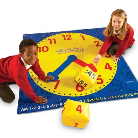 Time activity mat, Time activity mat,learn to tell the time resources,time classroom resources,classroom resources to learn time,teach the time games, Time activity mat,Use the Time activity mat to reinforce time-telling skills by playing engaging games! Invites students to roll the cubes, then place the plastic hands or position themselves on the mat to show the time they have rolled. This Time activity mat reinforces time-telling in 5 minuteUse the Time activity mat to reinforce time-telling skills by pla