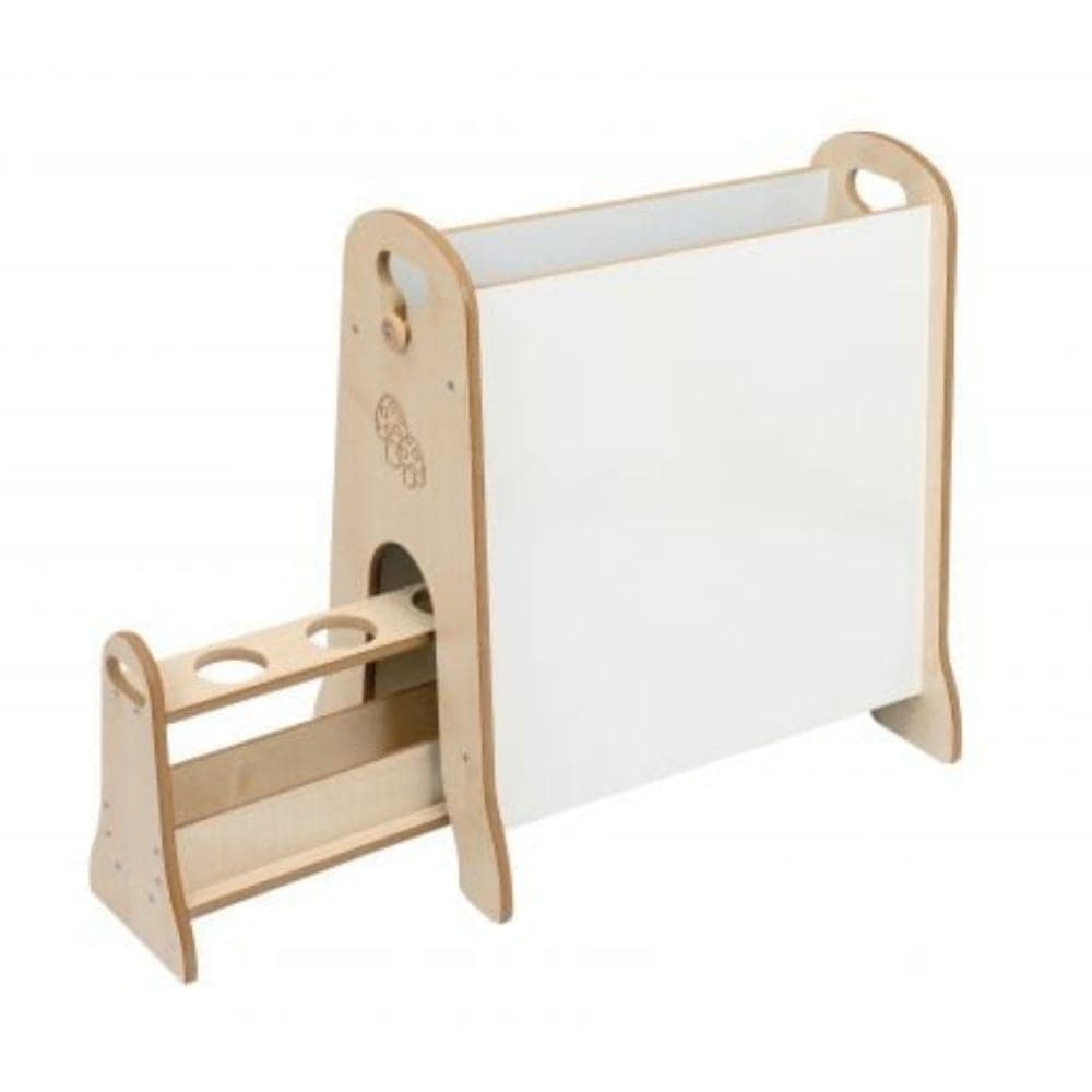 Toddler Easel with Storage, Toddler Easel with Storage,Classroom easel,classroom art easel,children's easel,children's art easel,Toddler Easel with Storage, Toddler Easel with Storage,The Toddler Easel with Storage is a double sided easel with built in pull out storage for easy child access. The Toddler Easel with Storage has chalkboard and dry wipe board on each side. The Toddler Easel with Storage has a space saving storage simply pulls out from within the easel, includes holes for four paint pots,Toddler