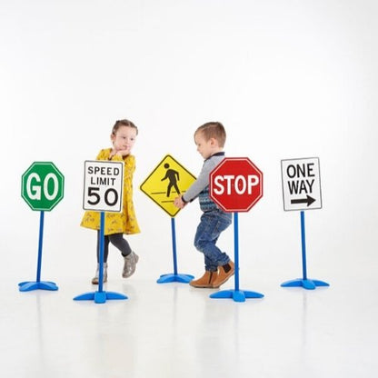 Traffic Signs Pk6, Traffic Signs Pk6,6 Pack Traffic Sign Set,School traffic signs,pretend play traffic signs,early years trikes,childrens trikes,baby trikes,toddler trikes, Traffic Signs Pk6,Traffic Signs Pack of 6 The Traffic Signs Pack of 6 is an engaging and educational resource perfect for teaching road safety, traffic awareness, or adding a unique element to role-play scenarios. These large, common road signs are easy to assemble, making them versatile for useTraffic Signs Pack of 6 The Traffic Signs P