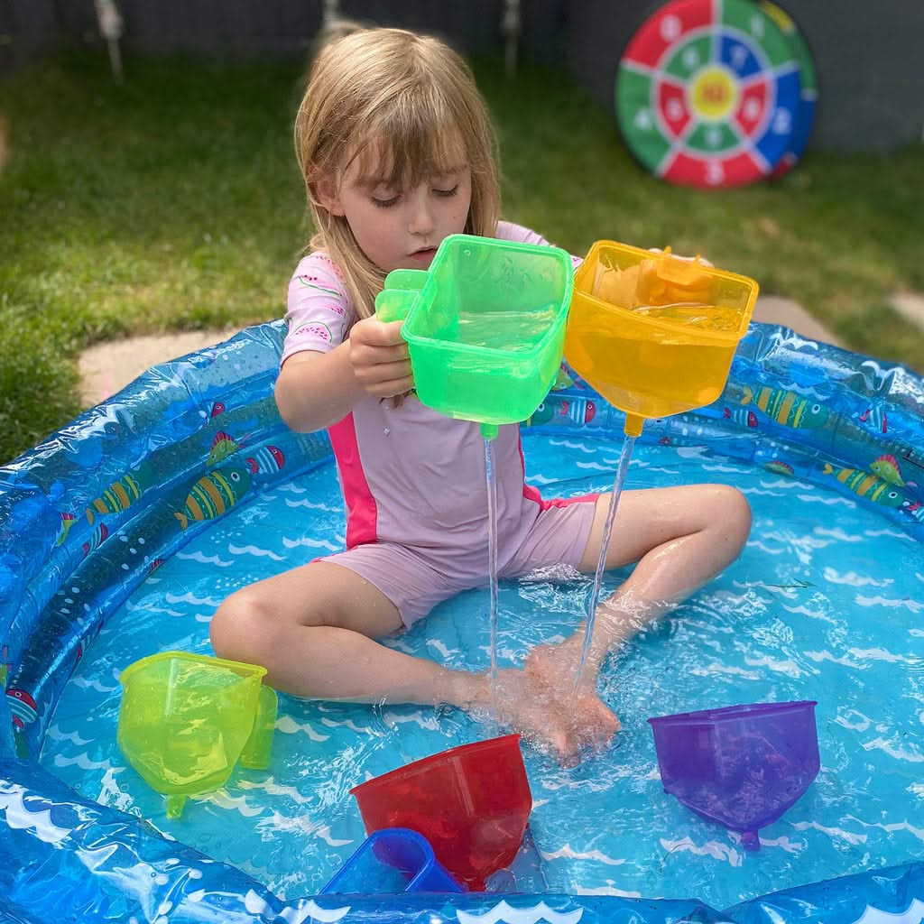 Translucent Colour Funnels Pk6, Translucent Colour Funnels Pk6,TickiT® Translucent Colour Funnels Set,Water Play Resources,Water Toys, Translucent Colour Funnels Pk6,Translucent Colour Funnels - Ideal for Sand, Water, and Colour Play Introduce your children to hands-on explorative play with our Translucent Colour Funnels. Perfectly sized for little hands, these colourful funnels invite children to experiment with sand and water, explore colour mixing, and learn about volume in aTranslucent Colour Funnels - 