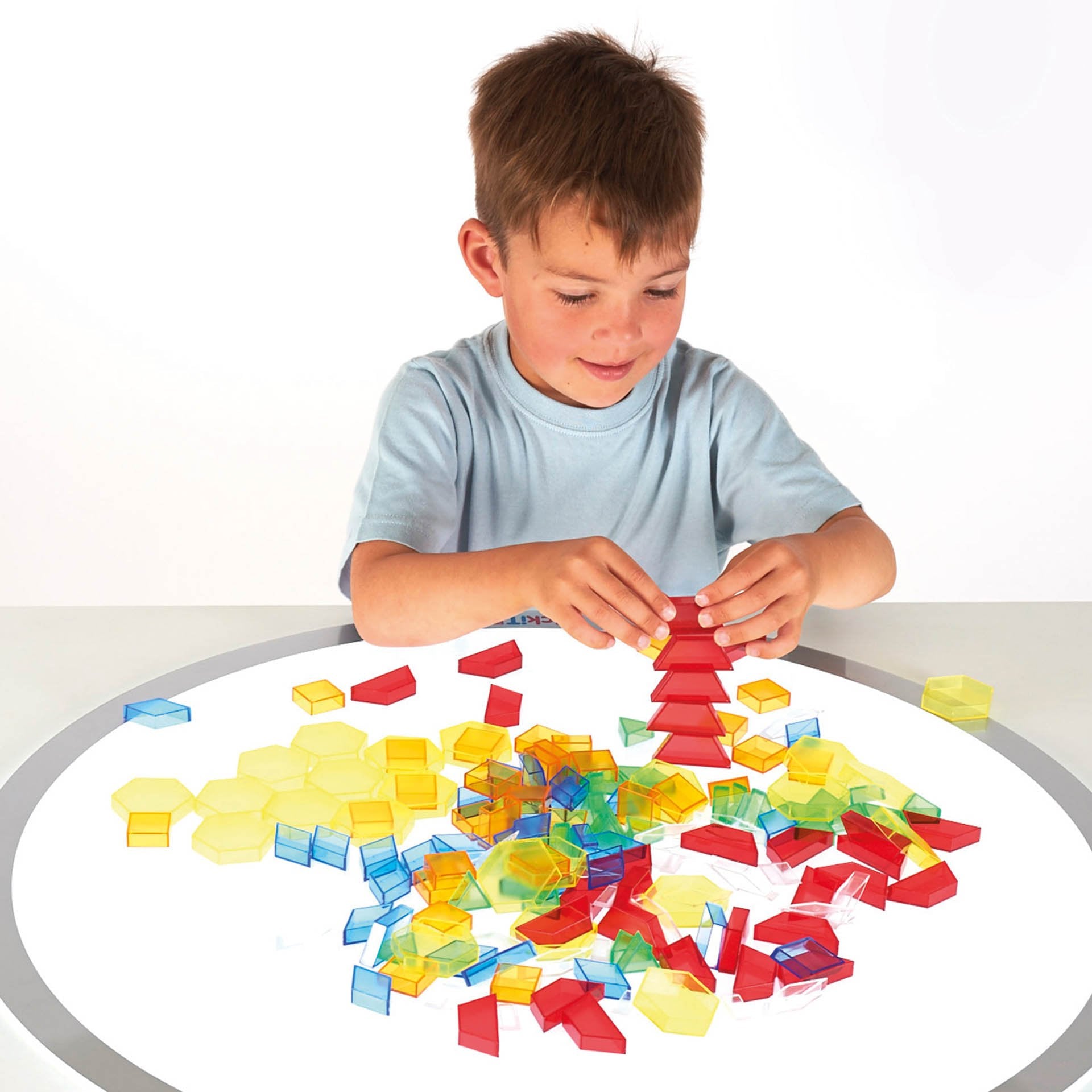 Translucent Hollow Pattern Blocks, Translucent Hollow Pattern Blocks,Sensory Blocks,Translucent Light Panel Resources, Translucent Hollow Pattern Blocks,TickiT® Translucent Hollow Pattern Blocks is a set of colour acrylic pattern blocks in six different shapes. Perfect for use on a light panel where shapes and patterns look even more impressive with the light shining through the colourful blocks! Ideal for developing fine motor skills through construction, pattern and ,Translucent HollowTickiT® Translucent 